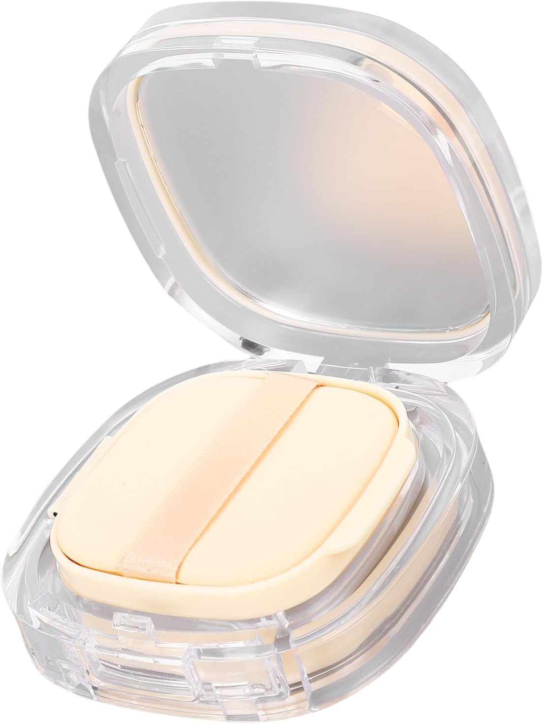 YUYTE Empty Air Cushion Puffbox Refillable Air Cushion Case for Makeup with Mirror Puff and Leak-Proof Design Portable BB Cream Compact Case image number 1