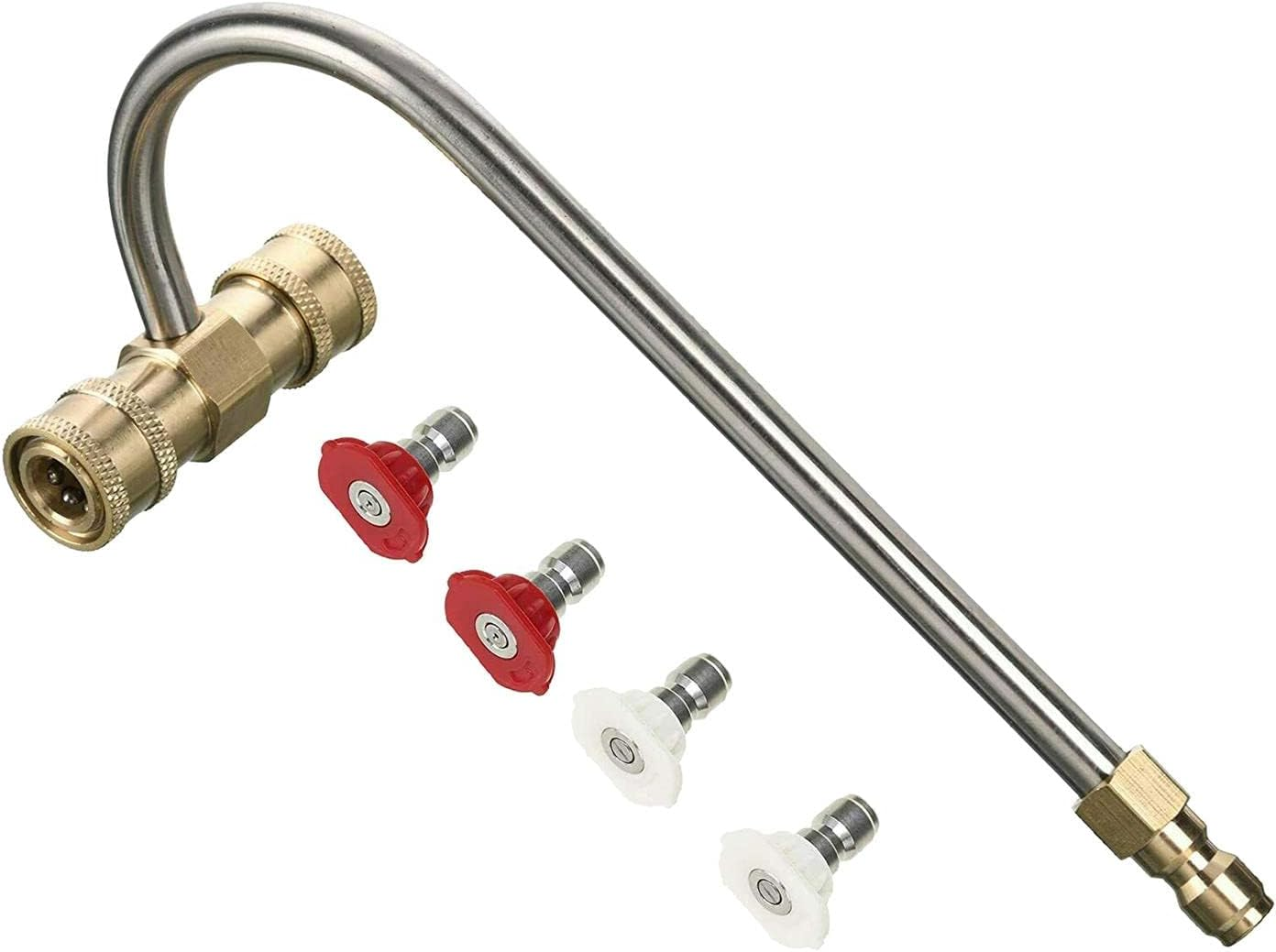 Perfeclan Tool Curve Pressure Washer Gutter Cleaning Attachment For image number 5