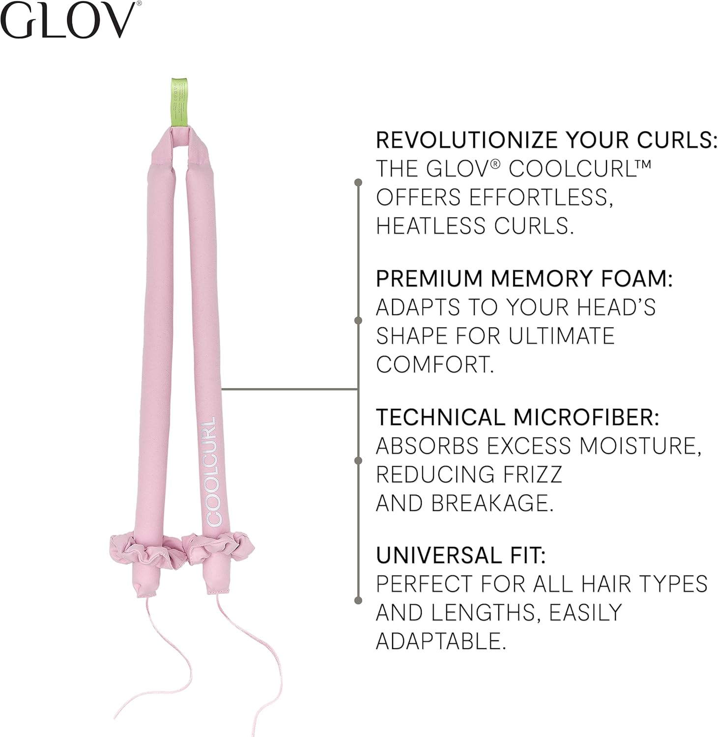 The Heat-Resistant Curlers with Our Curl Band Conjure up Dreamy Voluminous Curls in No Time at All for the Perfect Look. This Method Is Effective and Gentle image number 1
