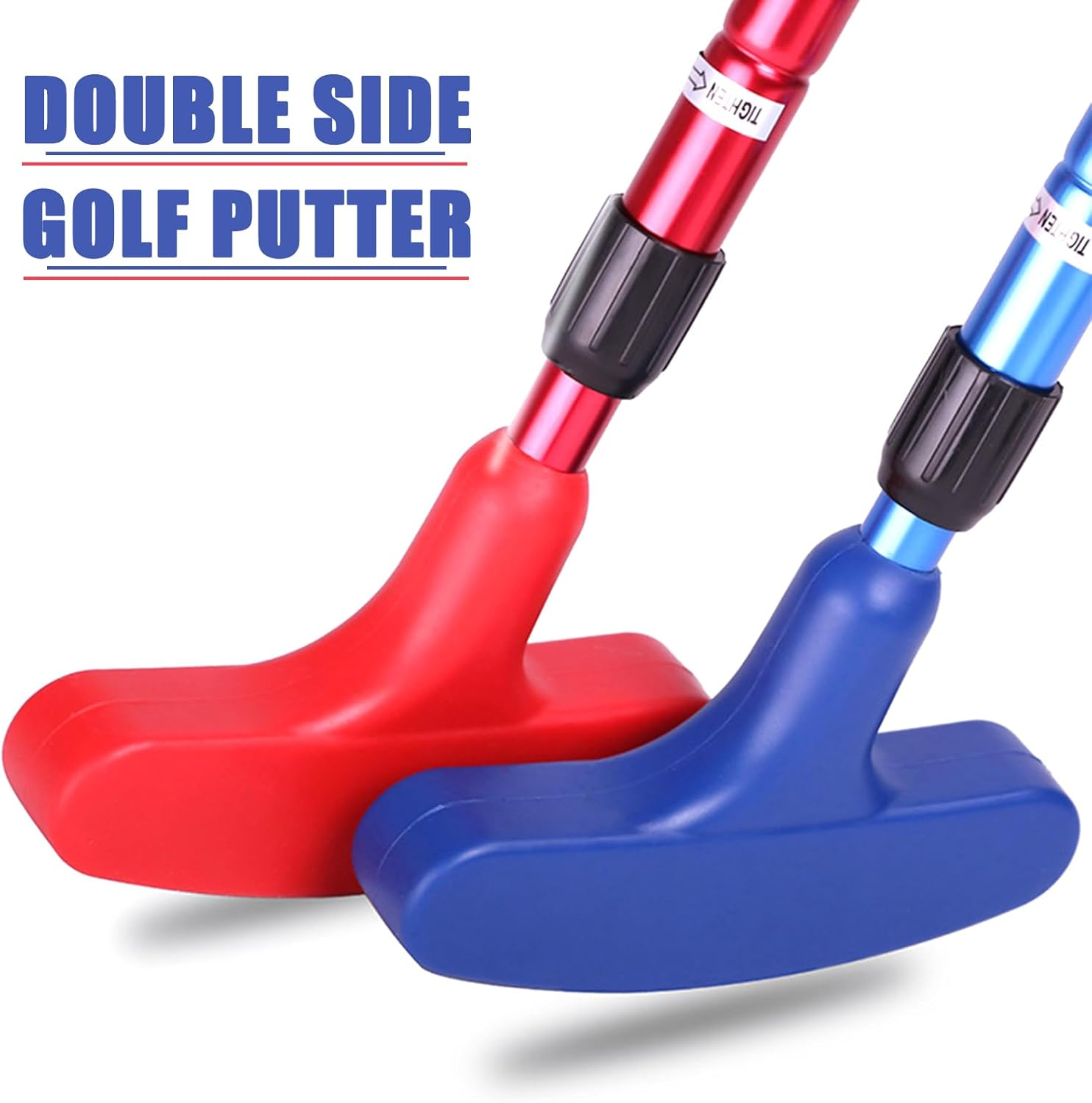 ENERKEEN 2 Pack Golf Putter Clubs Two-Way Putters with Blade Head Sturdy Shaft for Right and Left Hander Indoor Golf Putting Training Aids, Adjustable Length Putter image number 4