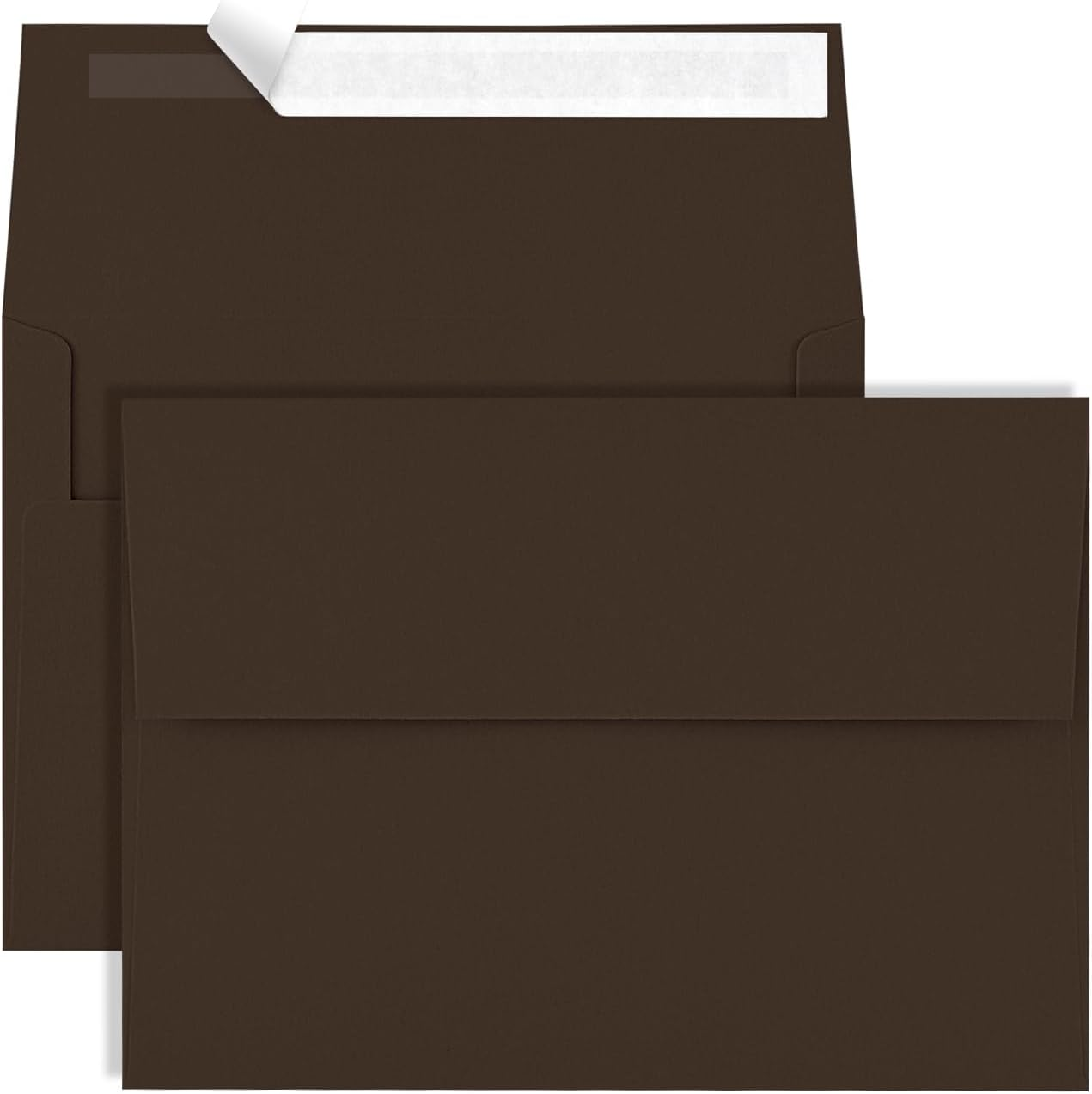 50 Pack A2 Envelopes for Invitations,4.37X5.75 Envelopes,A2 Envelopes Coffee Self Seal,Printable Envelopes for Wedding,Invitation,Baby Shower,Envelopes for 4.37X5.75 Cards