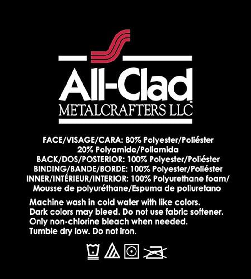 All-Clad Textiles Reversible Fast-Drying Mat, Pewter, 1 Pack - Chili image number 7