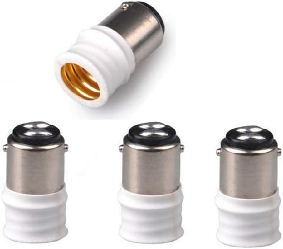 2X B15/BA15D to E14 Adaptor Lamp Holder Light Bulbs Converter Holder German image number 3