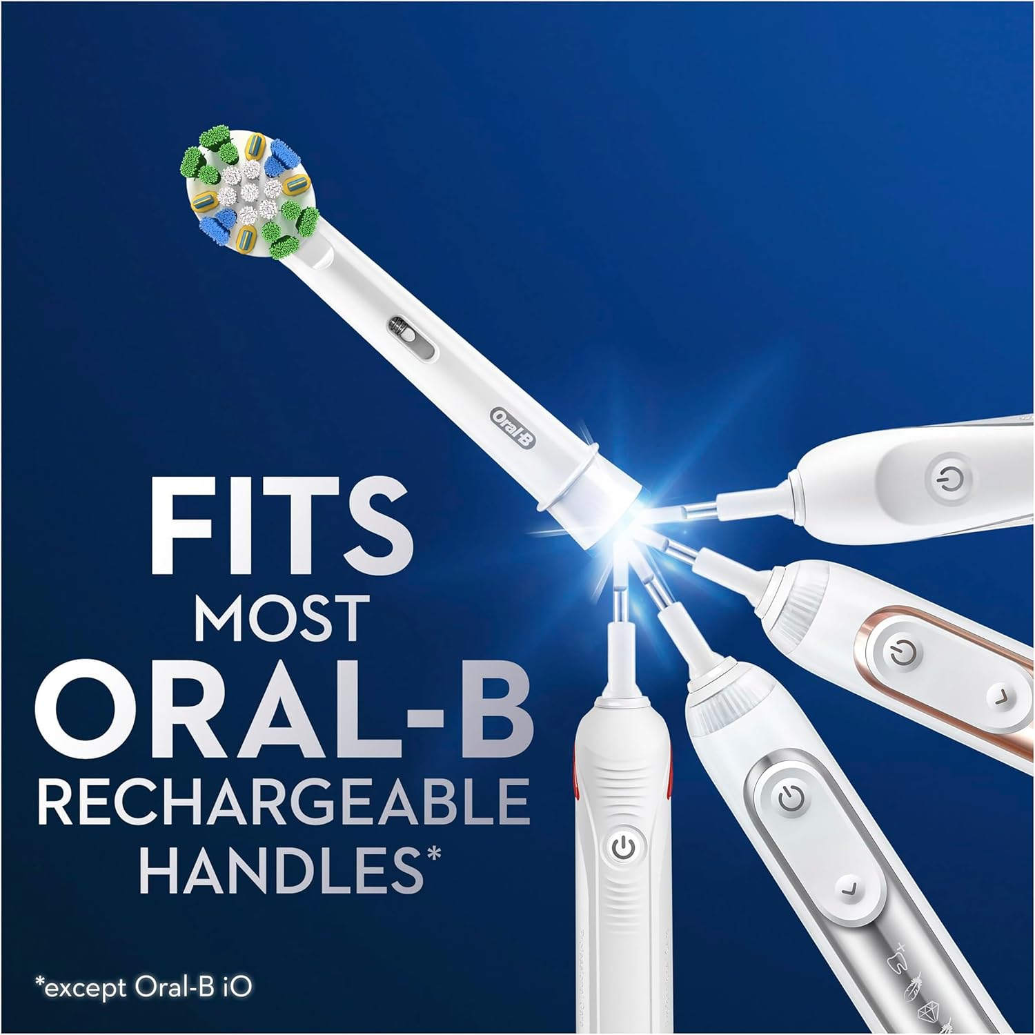 Oral-B [GENUINE] Floss Action Clean Electric Toothbrush Replacement Heads, 3 Pack image number 1