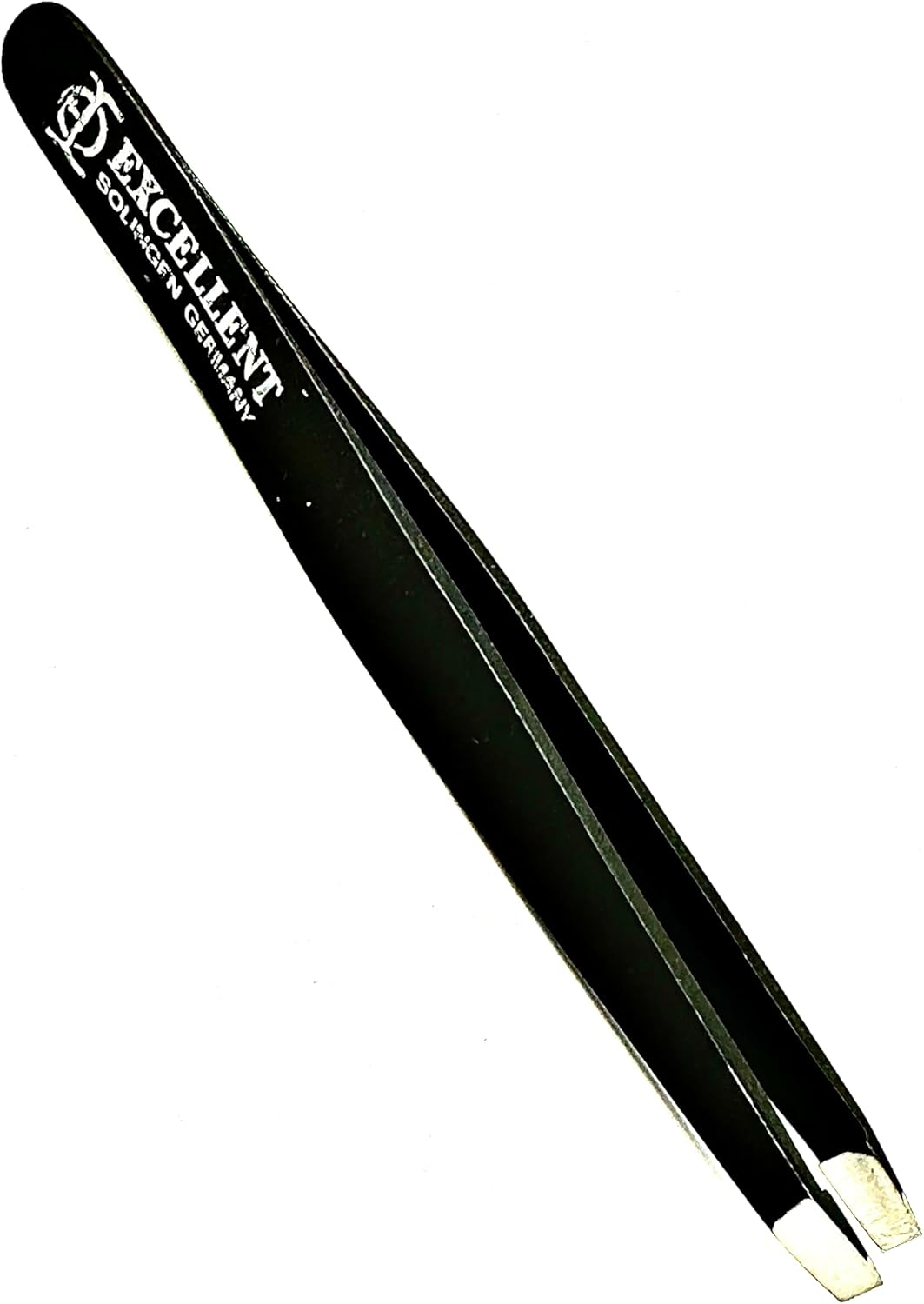 Excellent Solingen Professional Precision Tweezers Stainless Steel 9 Cm Made in Germany Rustproof Straight Tip Black image number 1