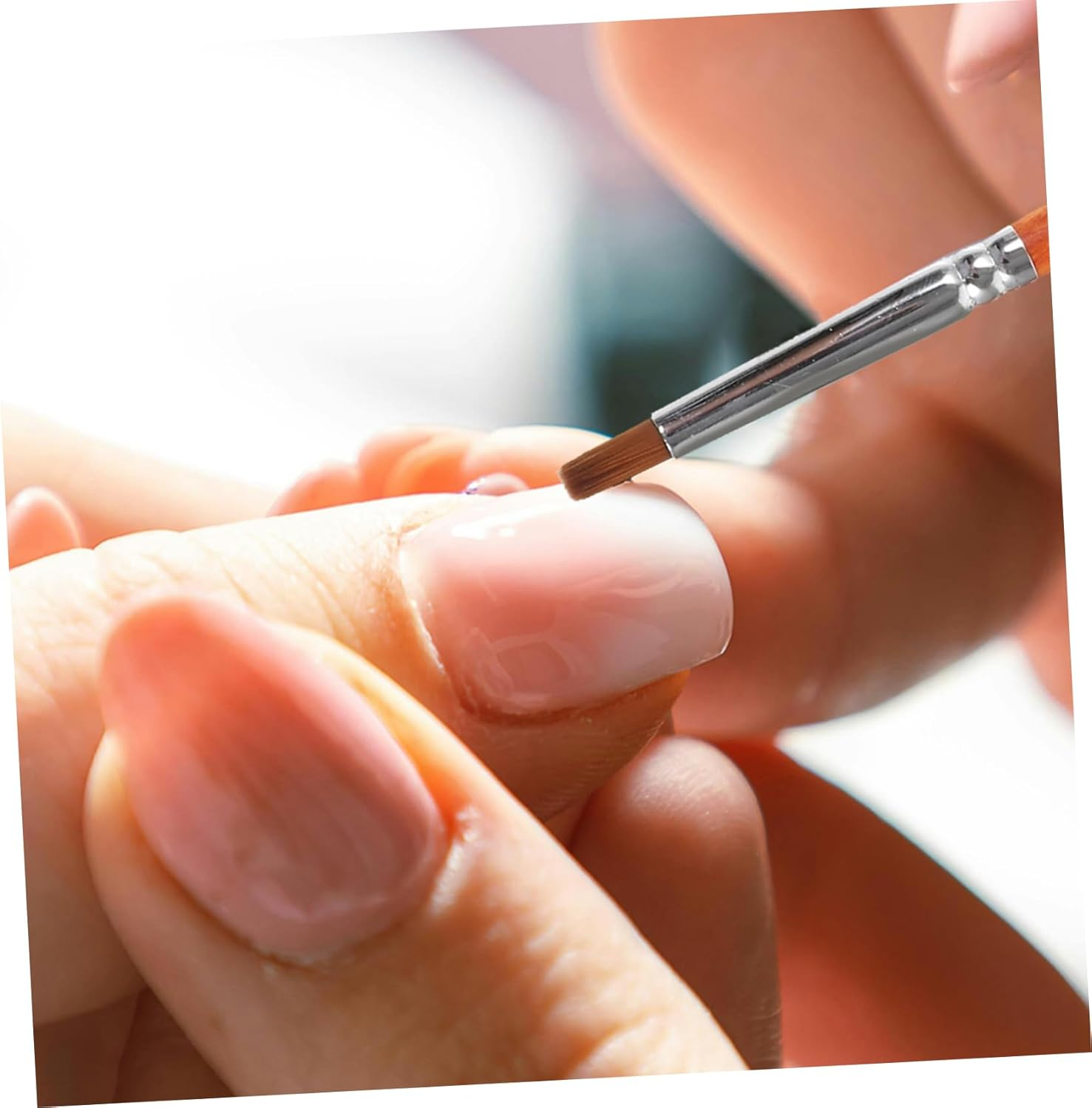 9-Piece Nail Art Brush Set Gradient Liner Pens Wooden Handle Nail Design Tools for Women for Manicure and Detailing image number 5