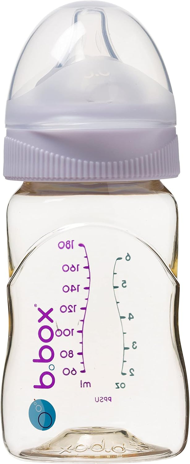 B.Box PPSU Breastfed Baby Bottle, Sage, 180 Ml Capacity