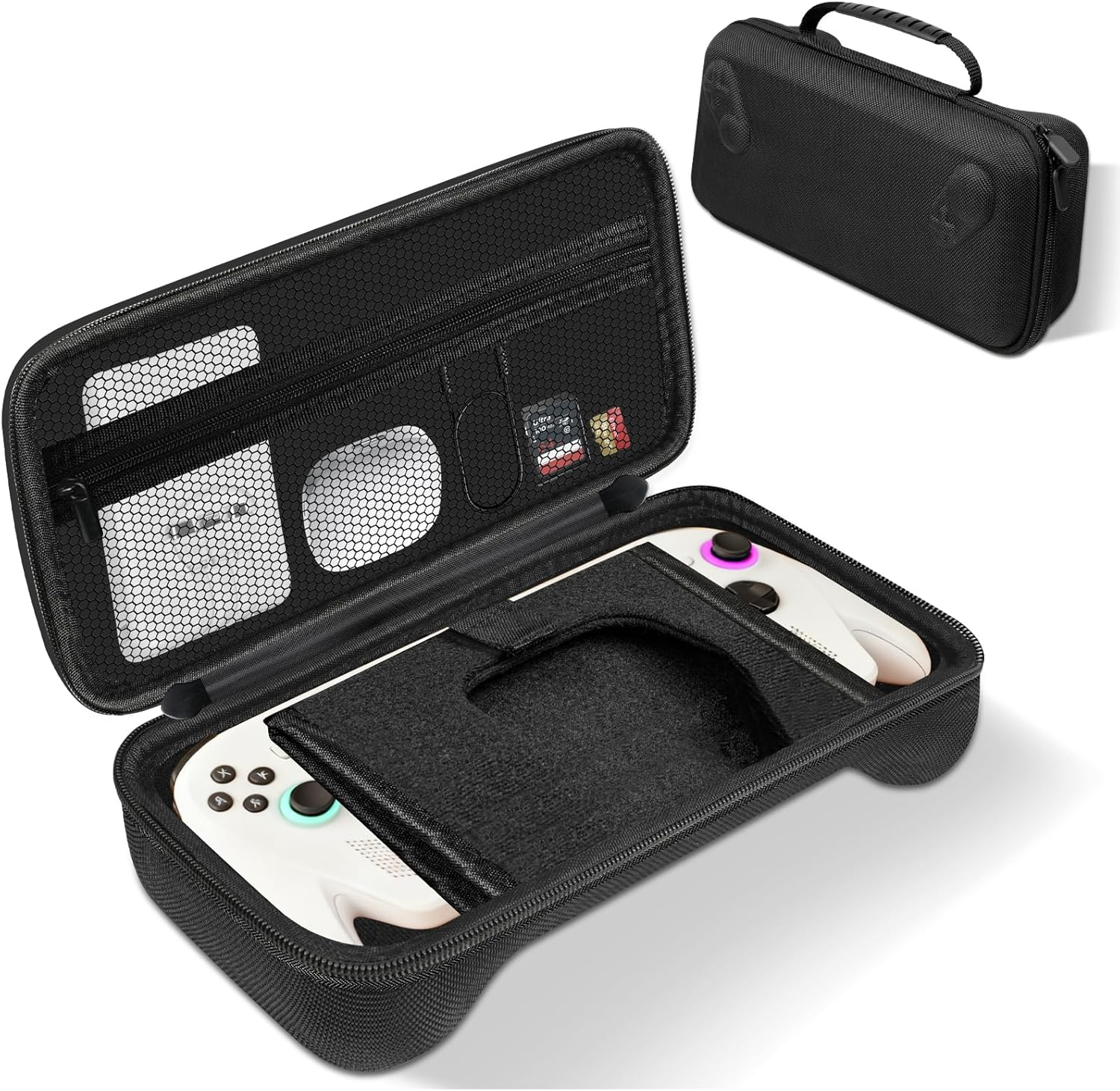 Cochanvie Carrying Case Compatible with ASUS ROG Xbox Ally/ Xbox Ally X 2025, with Mesh Pocket & Built-In Stand for Console and Accessories image number 6