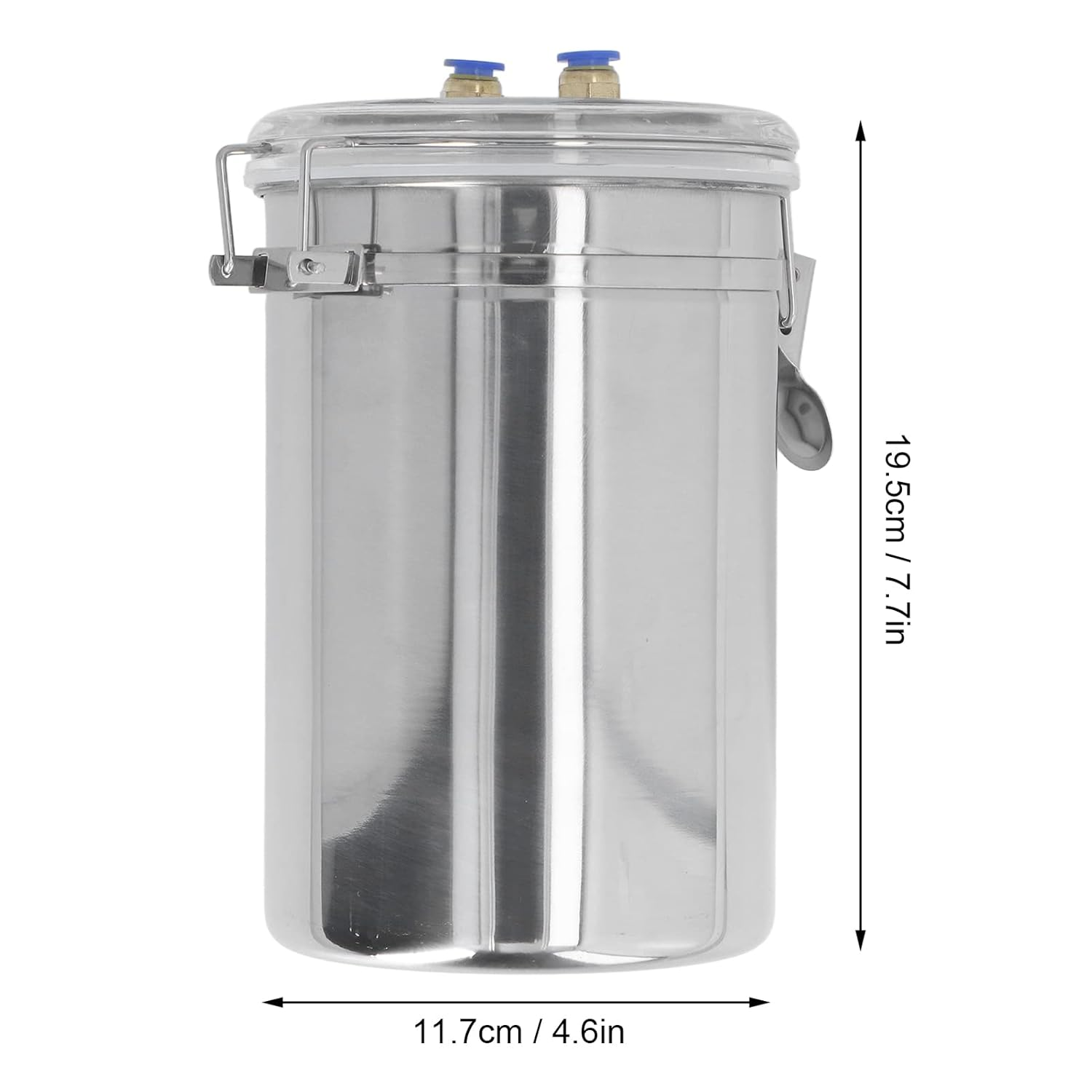 Manual Milking Machine 2000Ml Effort Saving Control, Stainless Steel Bottle Portable Milking Kit, 2L Goat Milking Machine, Cow Milking Machine Portable for Milk Plant Farm image number 6