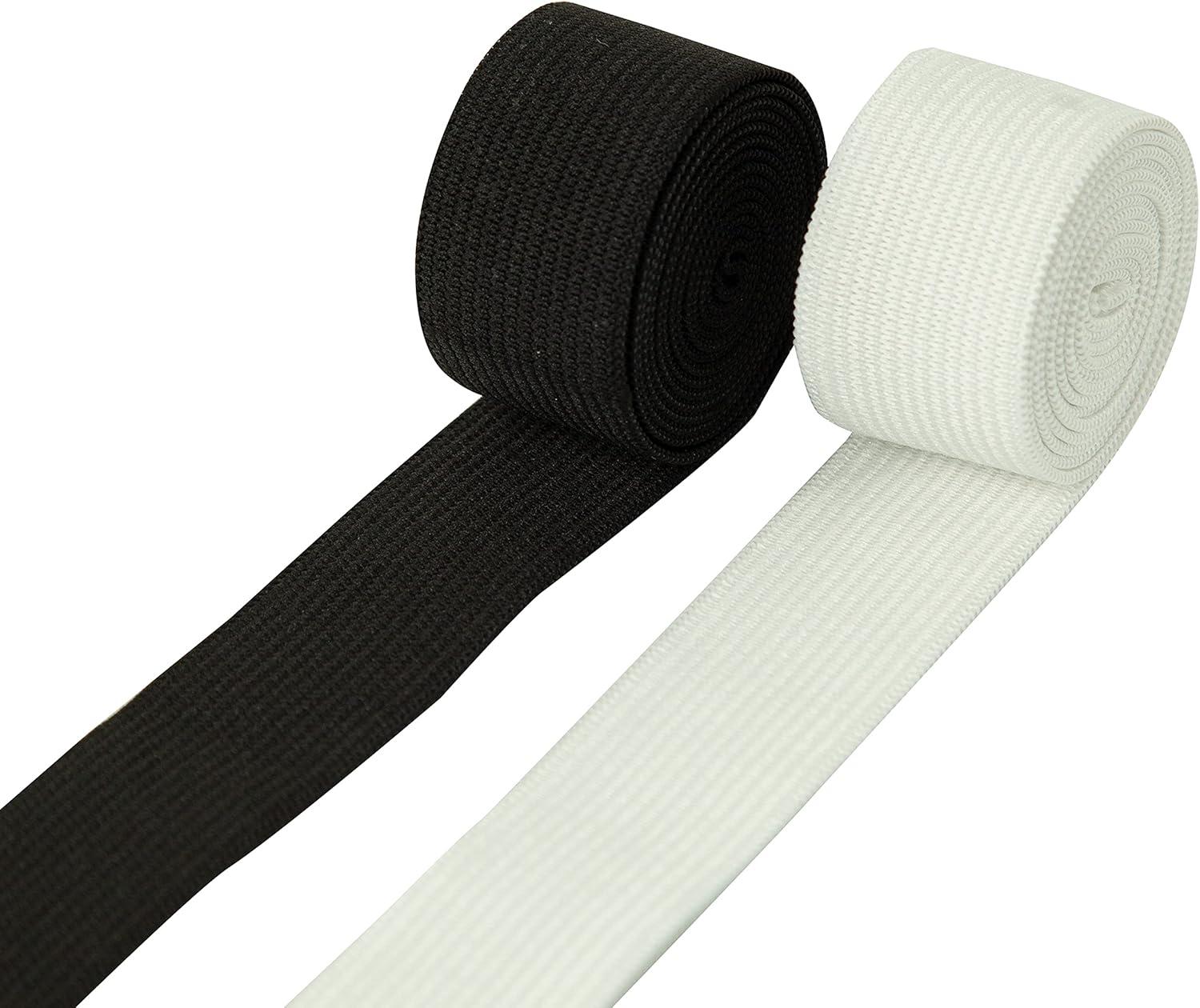 1 Inch Elastic for Sewing, Waistband Elastic, Wide Elastic in Widths: 20/25/40/50/75Mm (White, 25Mm X 5M)