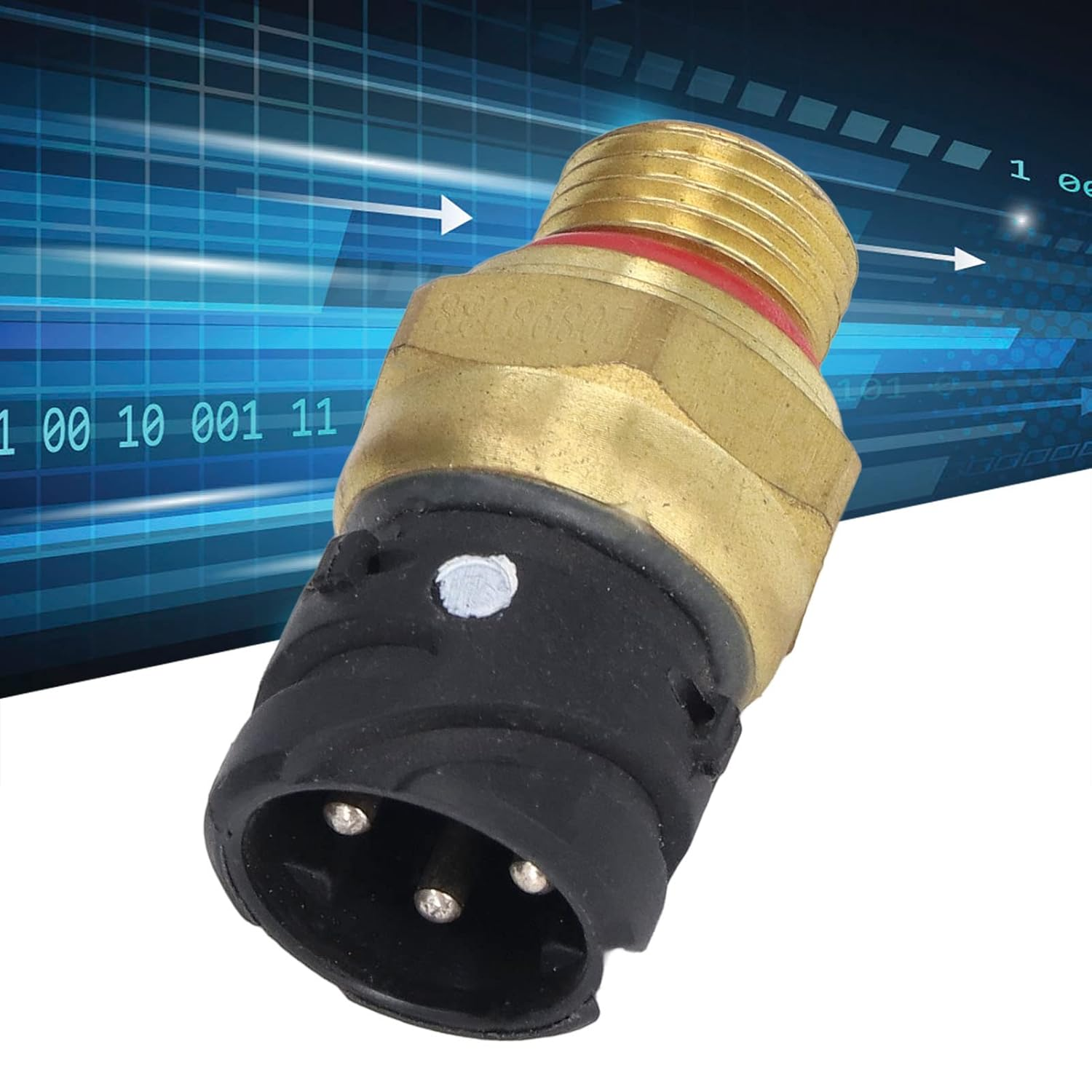Pressure Sensor Transducer Sender Oil Pressure Transmitter 20898038 for Penat Truck VD12 D13 TOSD‑04‑099 24V image number 1