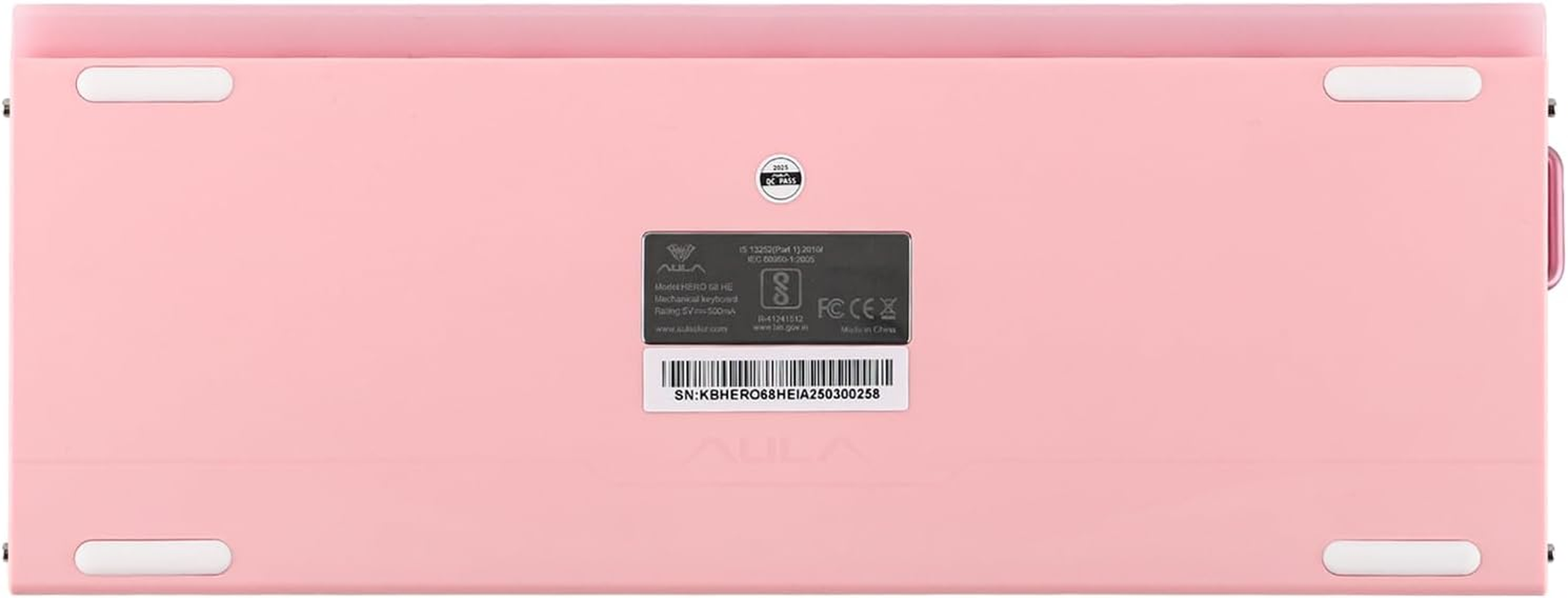 EPOMAKER Aula Hero68 HE Wired Magnetic Gaming Keyboard, 0.01Mm Adjustable Actuation, Rapid Hall Effect Switch, 8Khz Polling, 5-Layer Sound Dampening, RGB Box & Backlight (Pink) - Pink image number 5