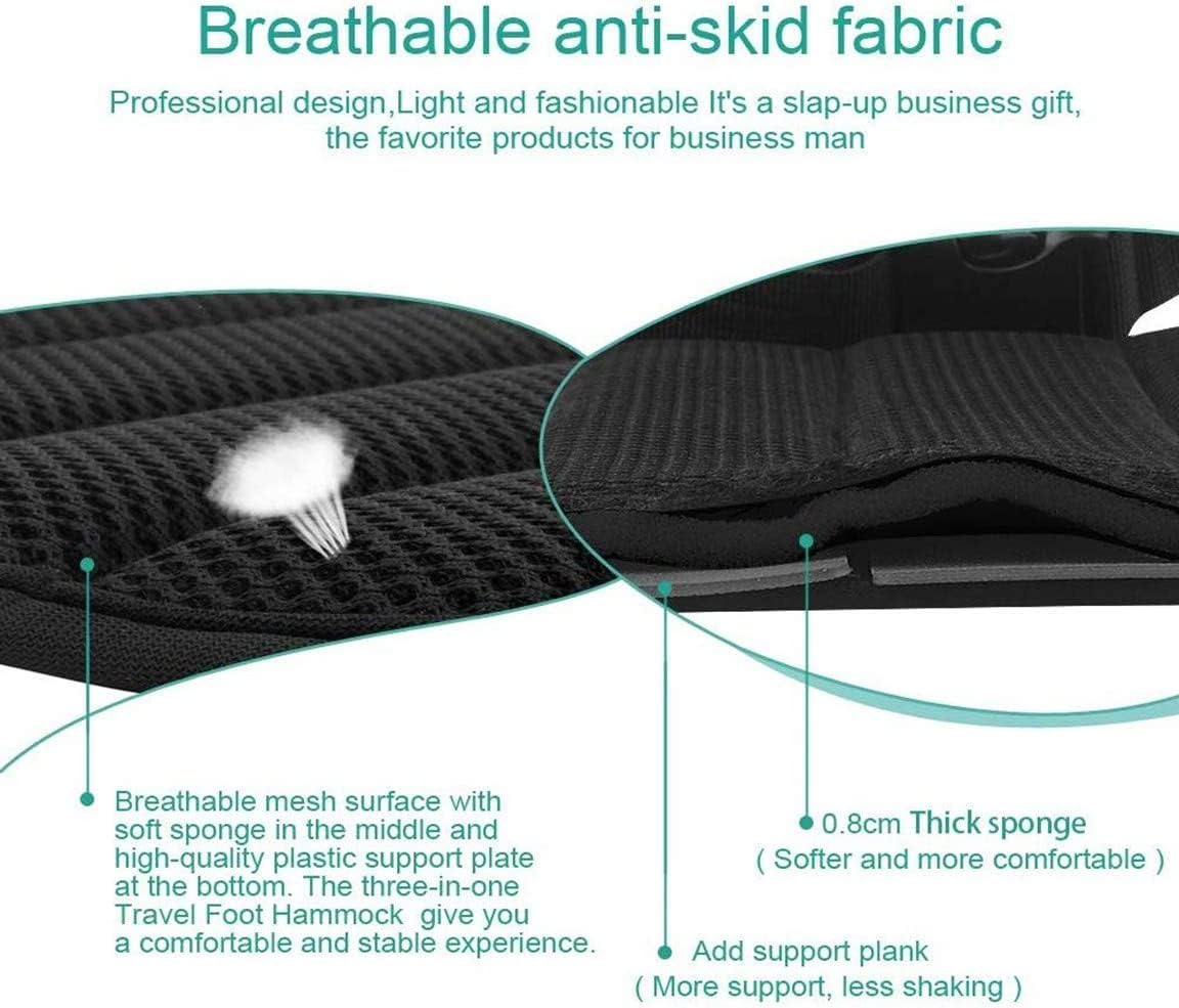 Airplane Footrest - Best Travel Essential, Airplane Travel Accessories, No Clashing Foot Hammock & Portable Plane Leg Rest, Provides Relaxation and Comfortable for Long Flight image number 5
