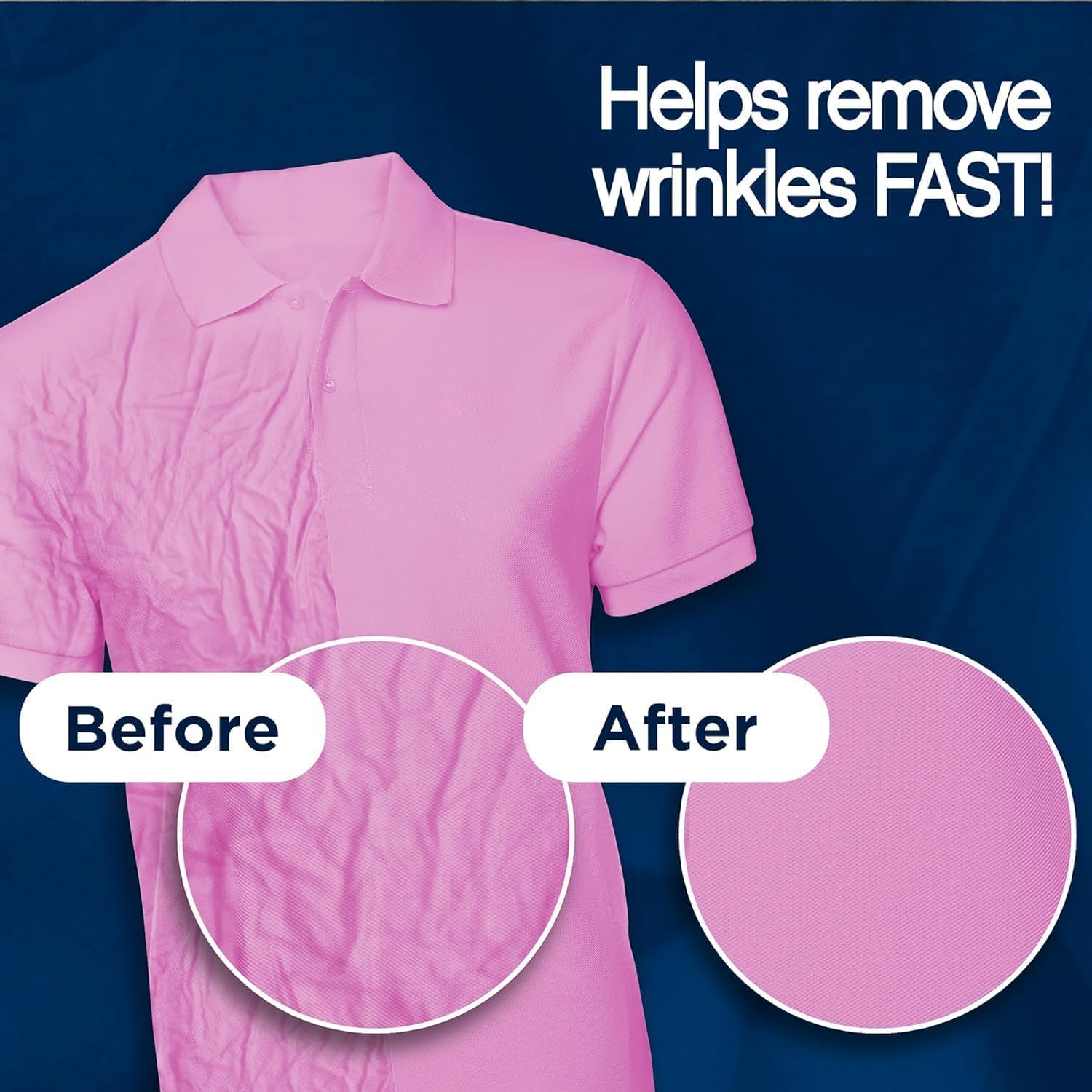 2PCS Wrinkle Release Spray - Instant Crease Release & Static Eliminator with Fresh Scent ， On-The-Go Clothing Care - anti Wrinkle Spray/Anti Crease Spray image number 2