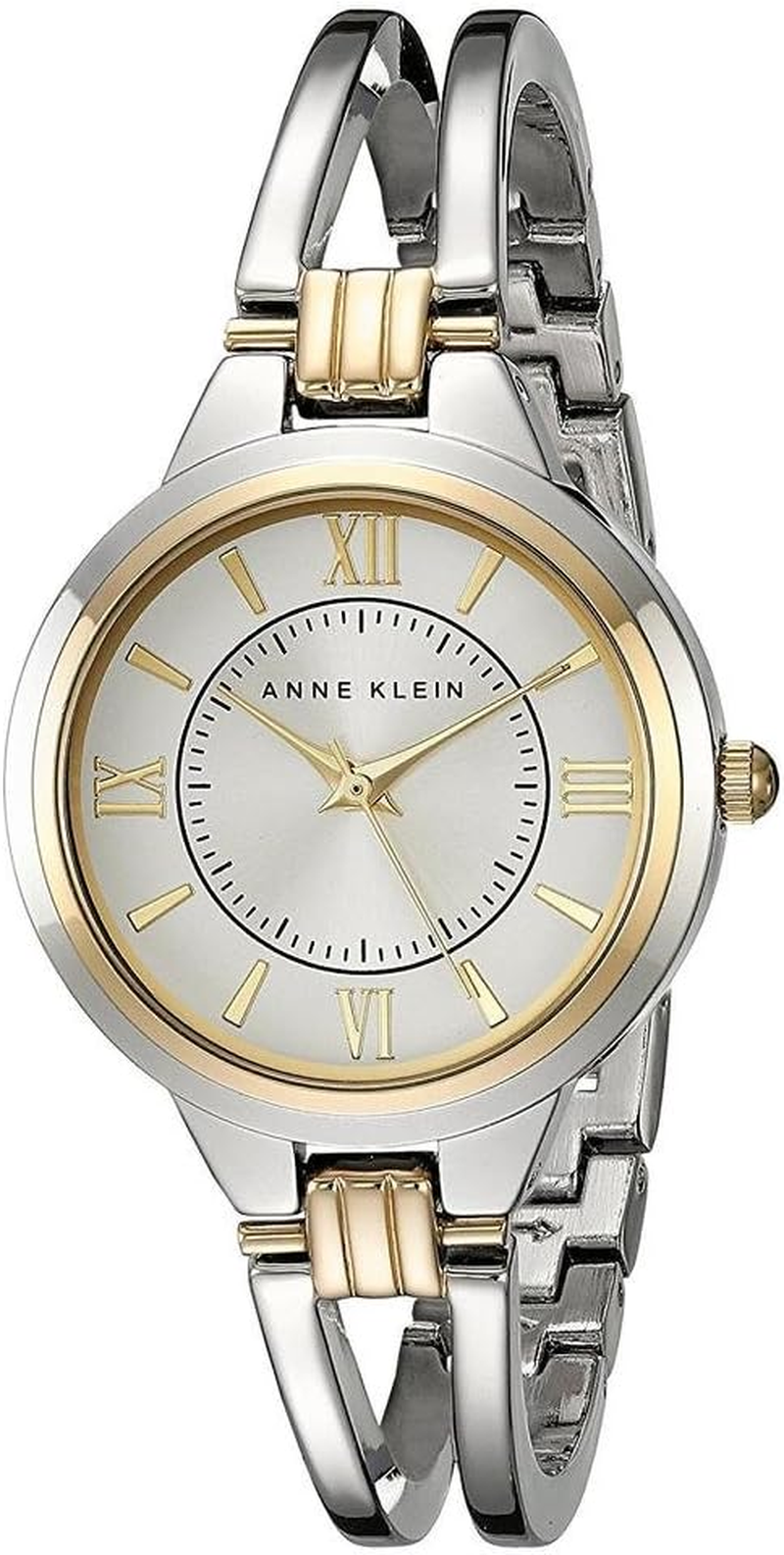 Anne Klein Women'S Two-Tone Open Bangle Watch