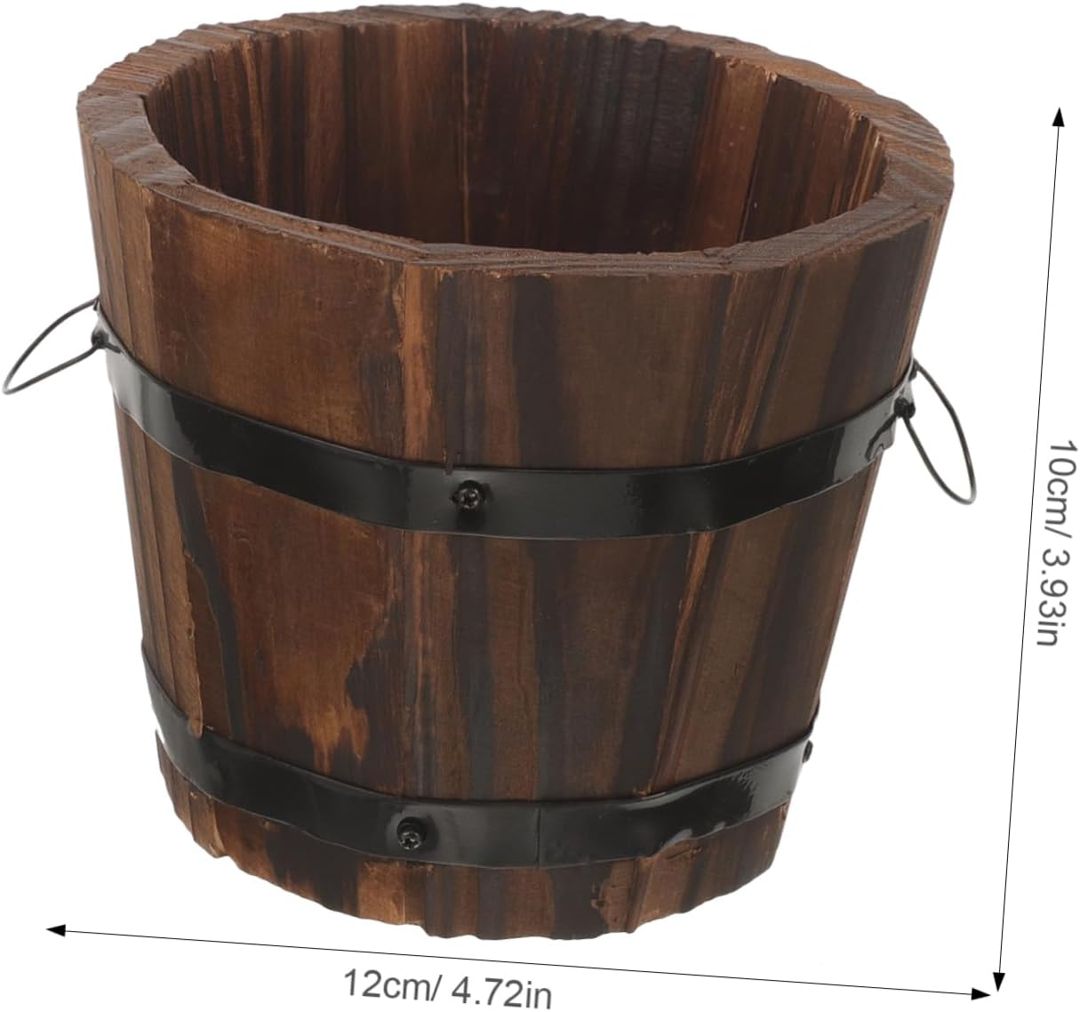 4Pcs Small Flowerpot Planters Outdoor Planter Box for Aquarium Nursery Hydroponic Vegetable image number 5