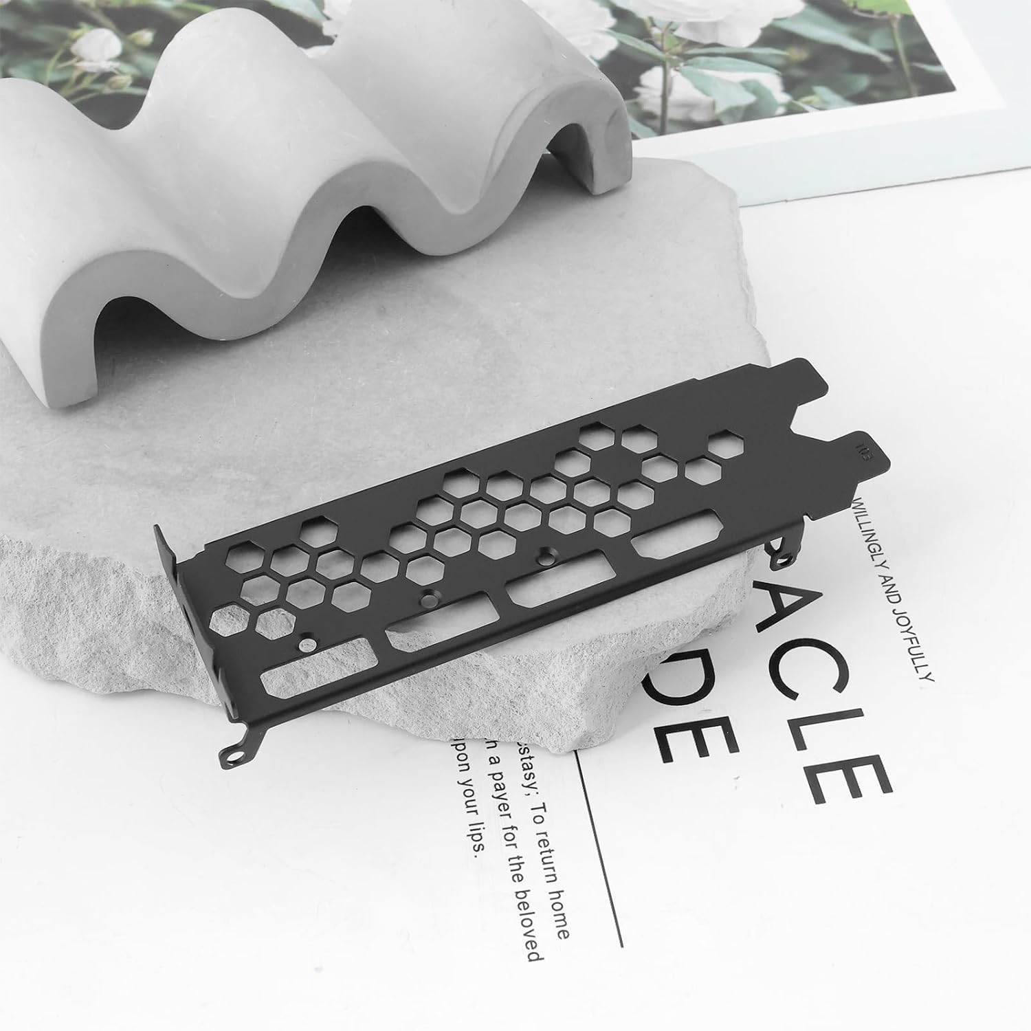 SG Store 1Pc I/O IO Shield Backplate GPU Bracket Graphics Card External Bracket Compatible with EVGA RTX 3060Ti 3070 3080 3090 FTW3 XC3 Black Zinc