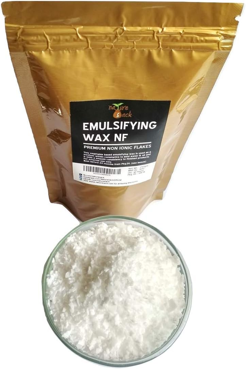 Naturesack-The Best of Nature Emulsifying Wax NF for DIY Lotions and Creams, 250 G Pack image number 2