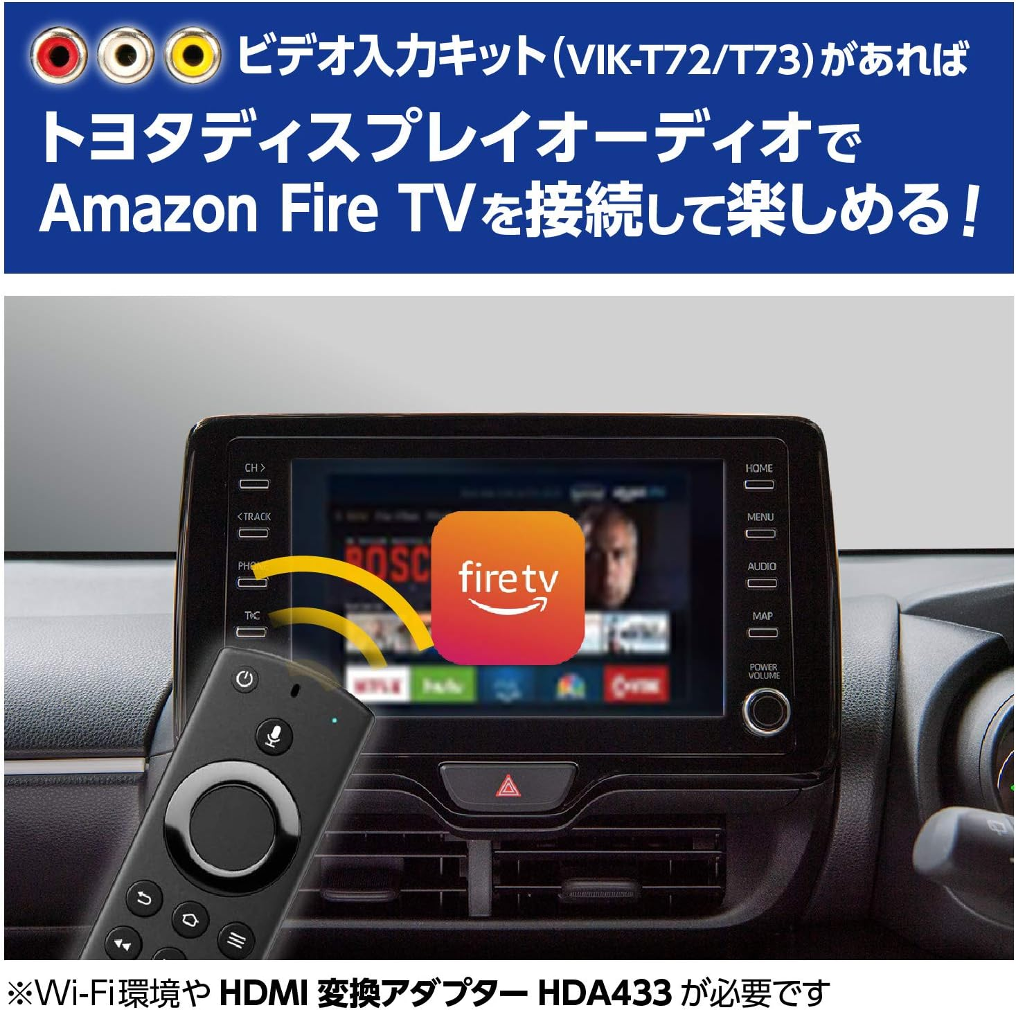 Datasystem VIK-T72 Video Input Harness Kit (No TV-KIT Function) image number 4