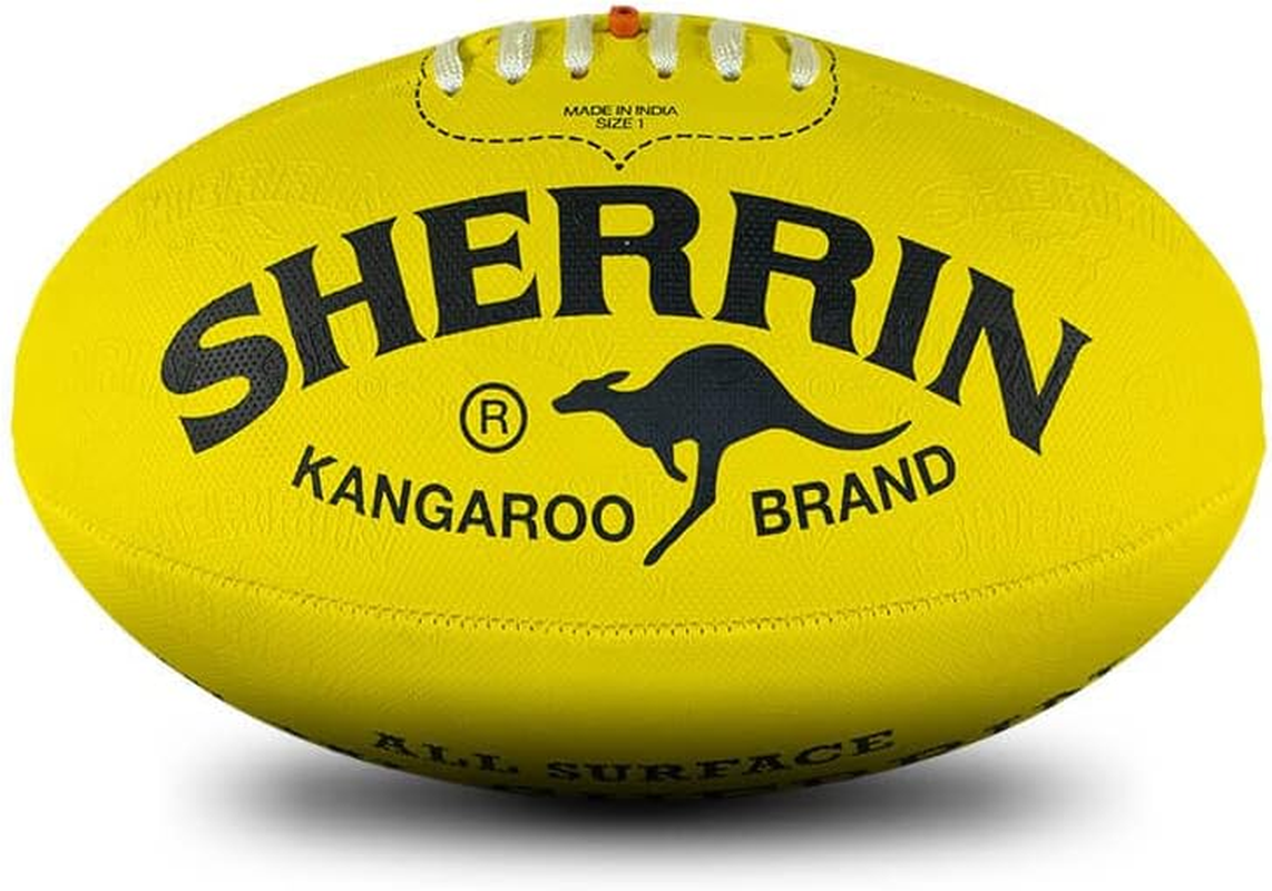 Sherrin Grass Surface Football - Yellow
