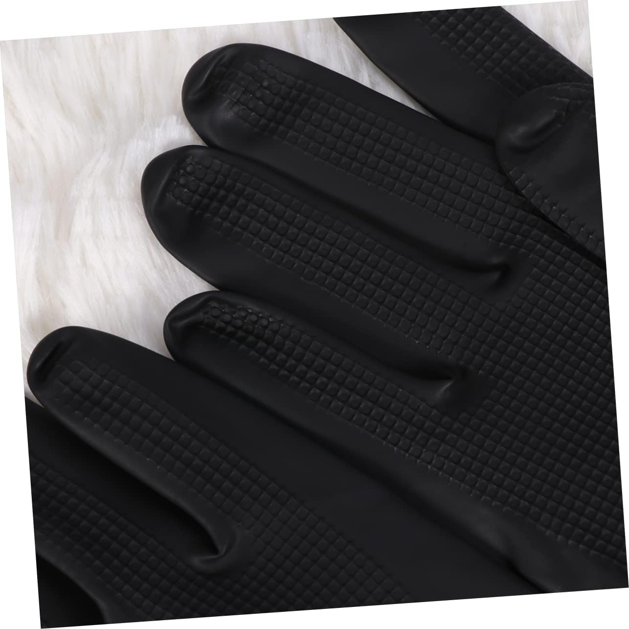 2Pairs Barber Gloves Hair Dye Protection Gloves for Women Men Heat Resistant Hair Shampoo Reusable Salon Tools image number 5