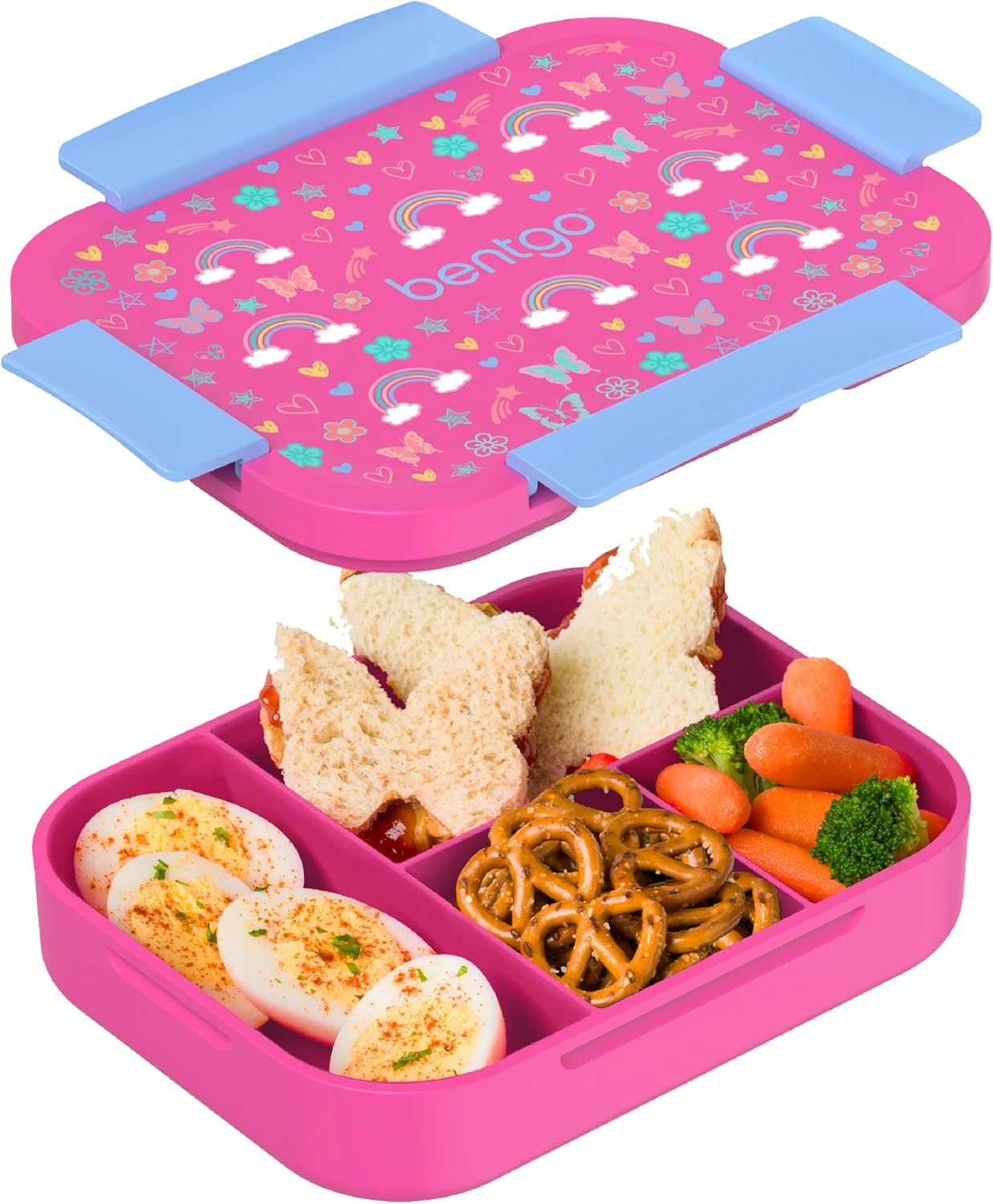 Bentgo Kids Snap and Go Lunch Box - Dinosaurs