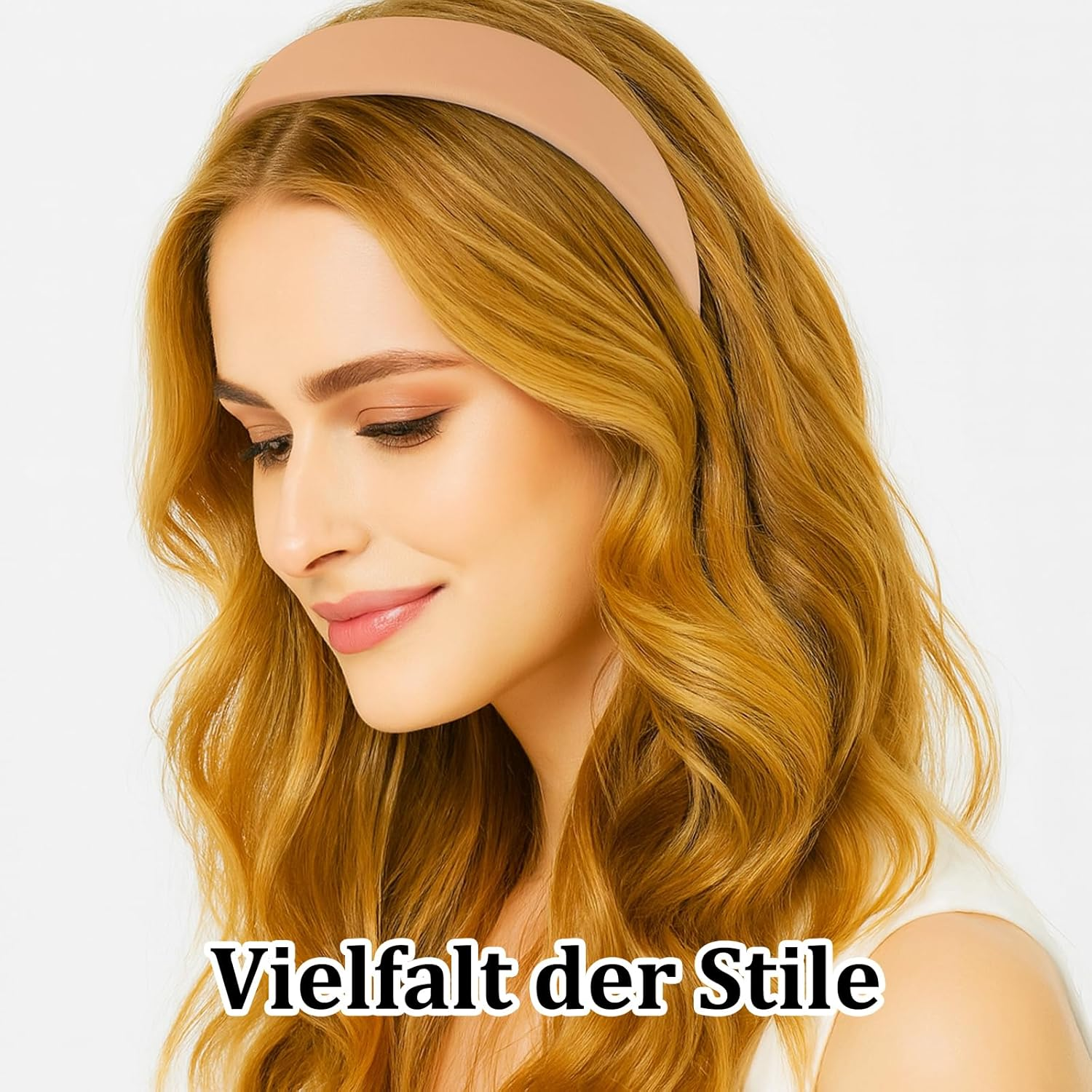 Women'S Elegant Headband, Girls' Head Decoration, Set of 7 in Coffee Brown, Leisure, Headband for Yoga, Wedding and Cosplay, Headband for Women and Girls