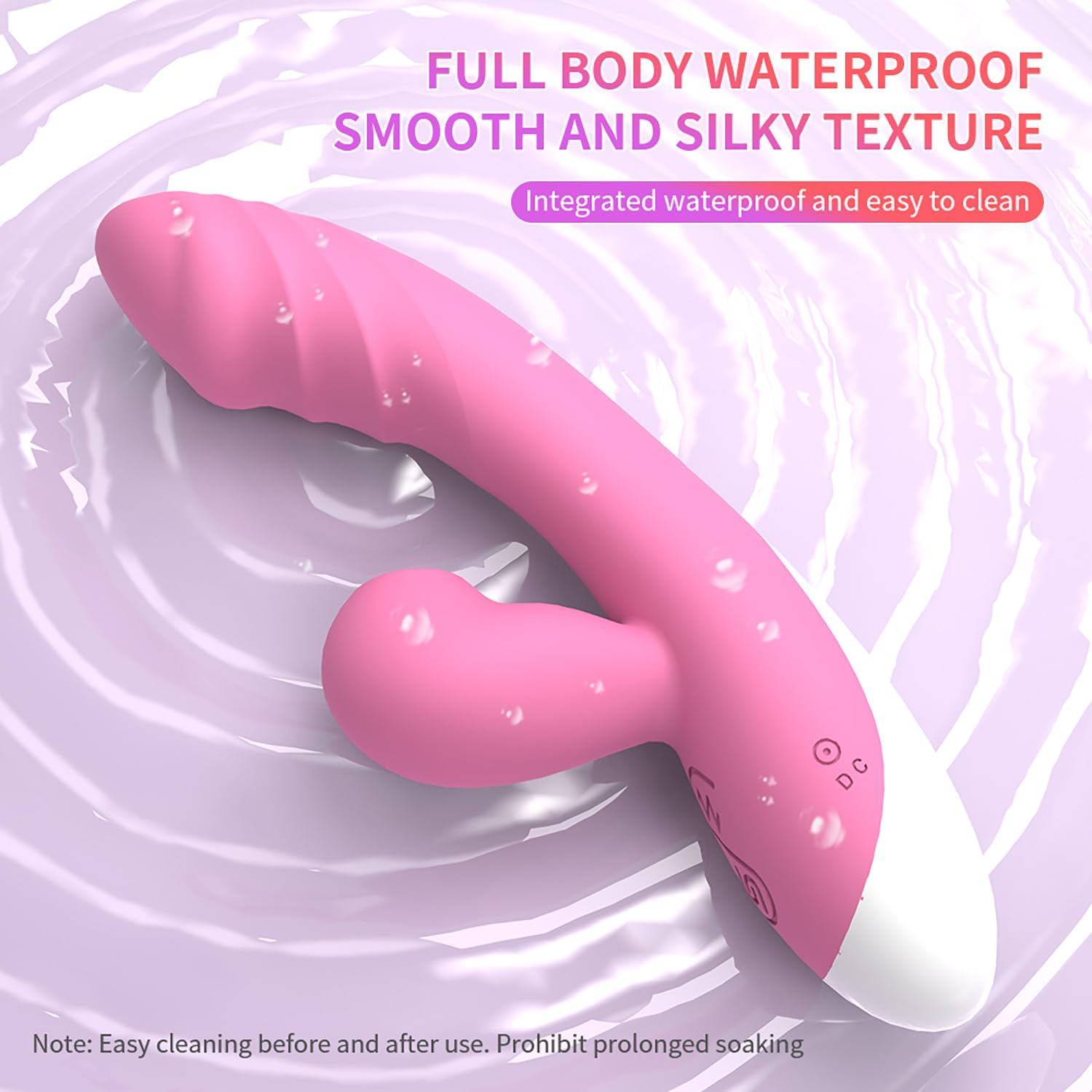 LONZYON Sex Toys G Spot Dildo Rabbit Vibrator Woman Vagina Clitoris Stimulator Vibrate Sucking Sex Toy for Women Female Masturbation Adult Goods (Pink) image number 4