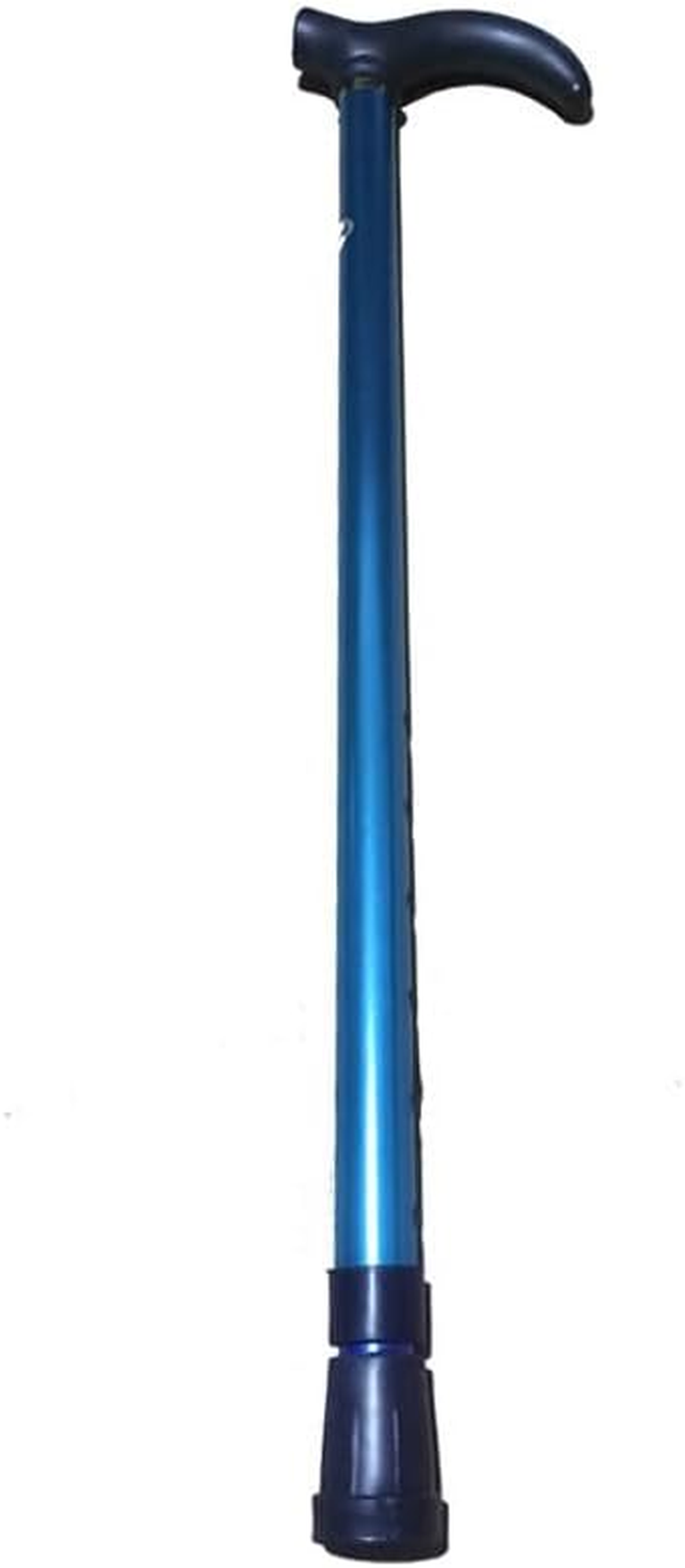 Aluminium Metal Walking Stick Travel Retractable Adjustable Compact Cane Pole, Non-Slip Grip, 21.26-35.04 In