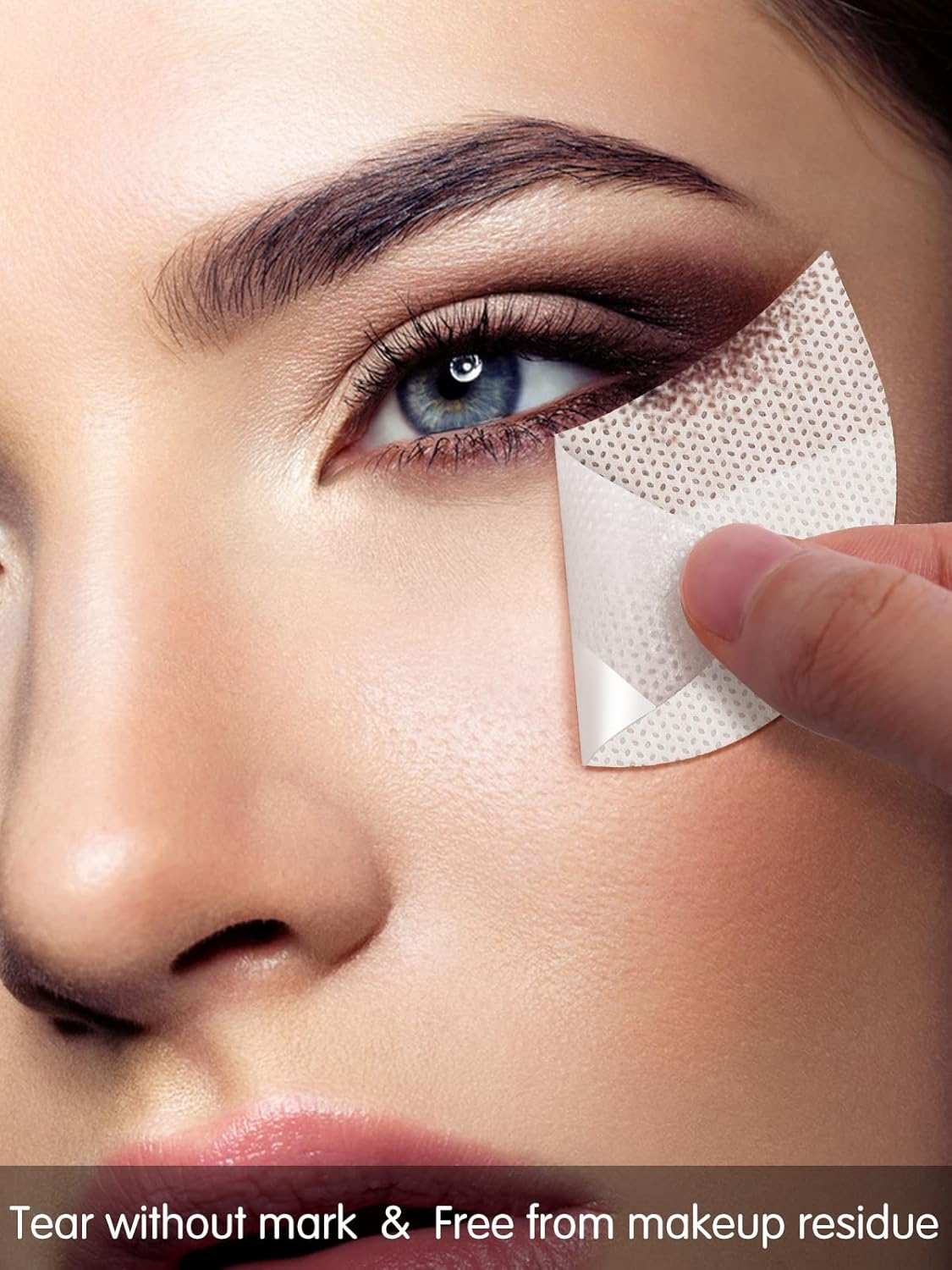 120PCS Eye Shadow Shields, Kalolary Eyeshadow Stencil Stickers for Prevent Makeup Residue, Eye Pad for Eyelash Extensions/Perming/Tinting and Lip Makeup image number 1