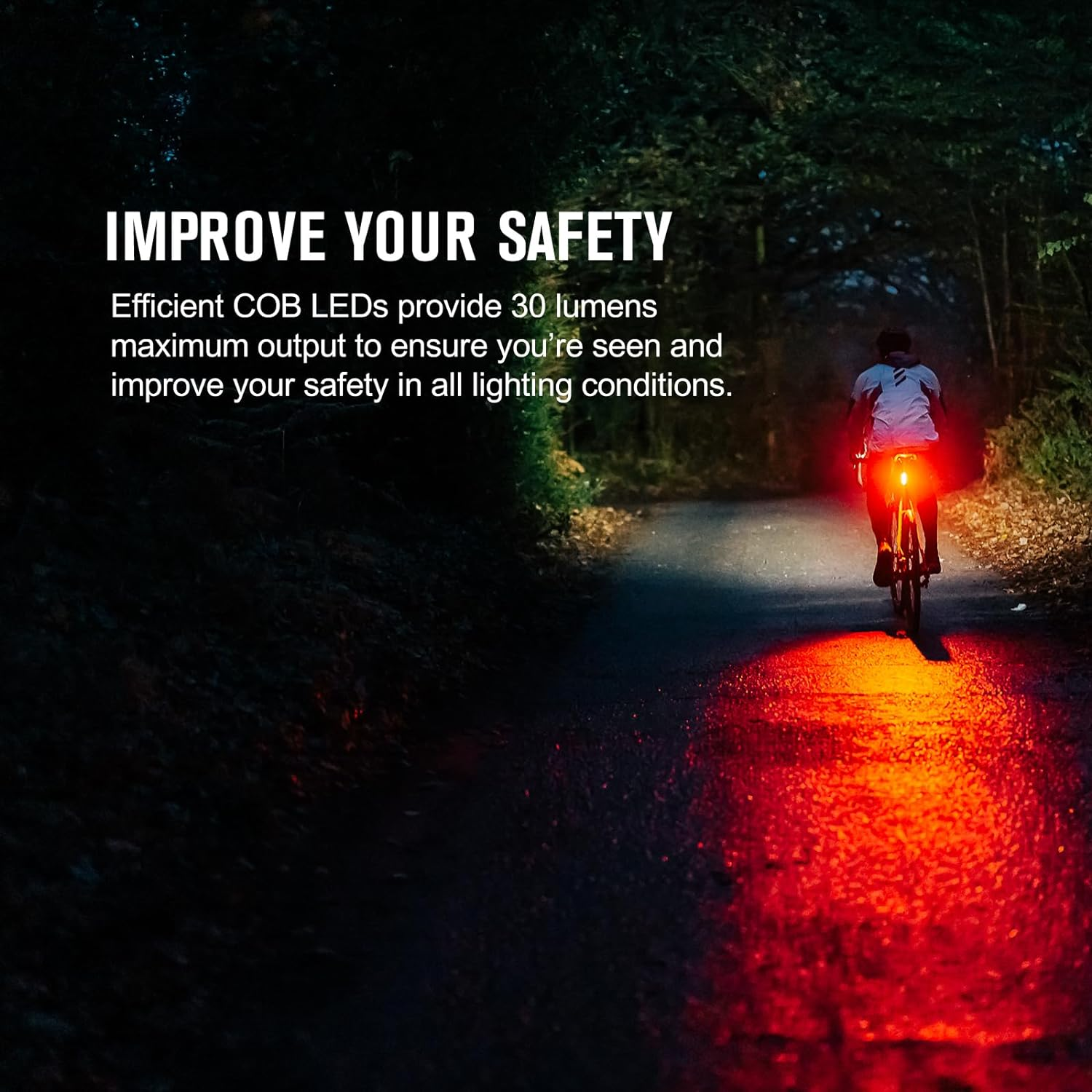 OLIGHT SEEMEE 30 C USB Rechargeable Bike Taillight Max 30 Lumens Max 6M Max 90H IPX6 Waterprroof Lightweight for Daily Commuting and Road Cycling image number 3