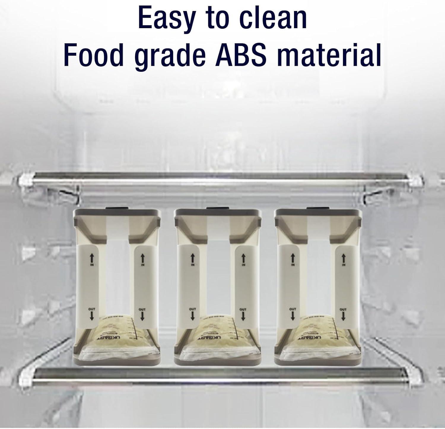 Breastmilk Freezer Organizer, Breastmilk Storage Container for Freezing Breast Milk, Detachable Large Capacity Chestmilk Storage Box for Home image number 1