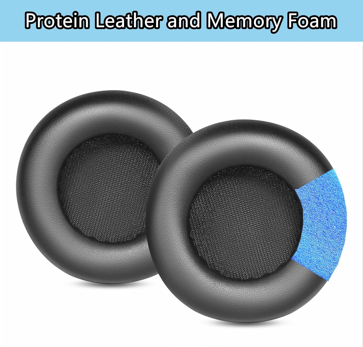 Taizichangqin Replacement Ear Pads Compatible with Beyerdynamic MMX200 MMX100 MMX150 Wireless Headphones (Not Fit MMX300) Protein Leather Ear Pads image number 2