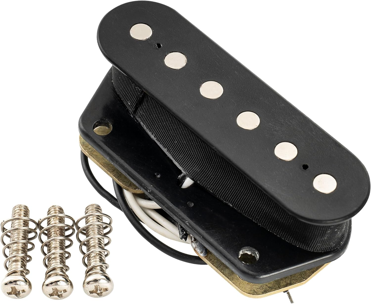 Musiclily 52Mm Ceramic Tele Pickup Bridge Pickup for Telecaster Electric Guitar,Black image number 1