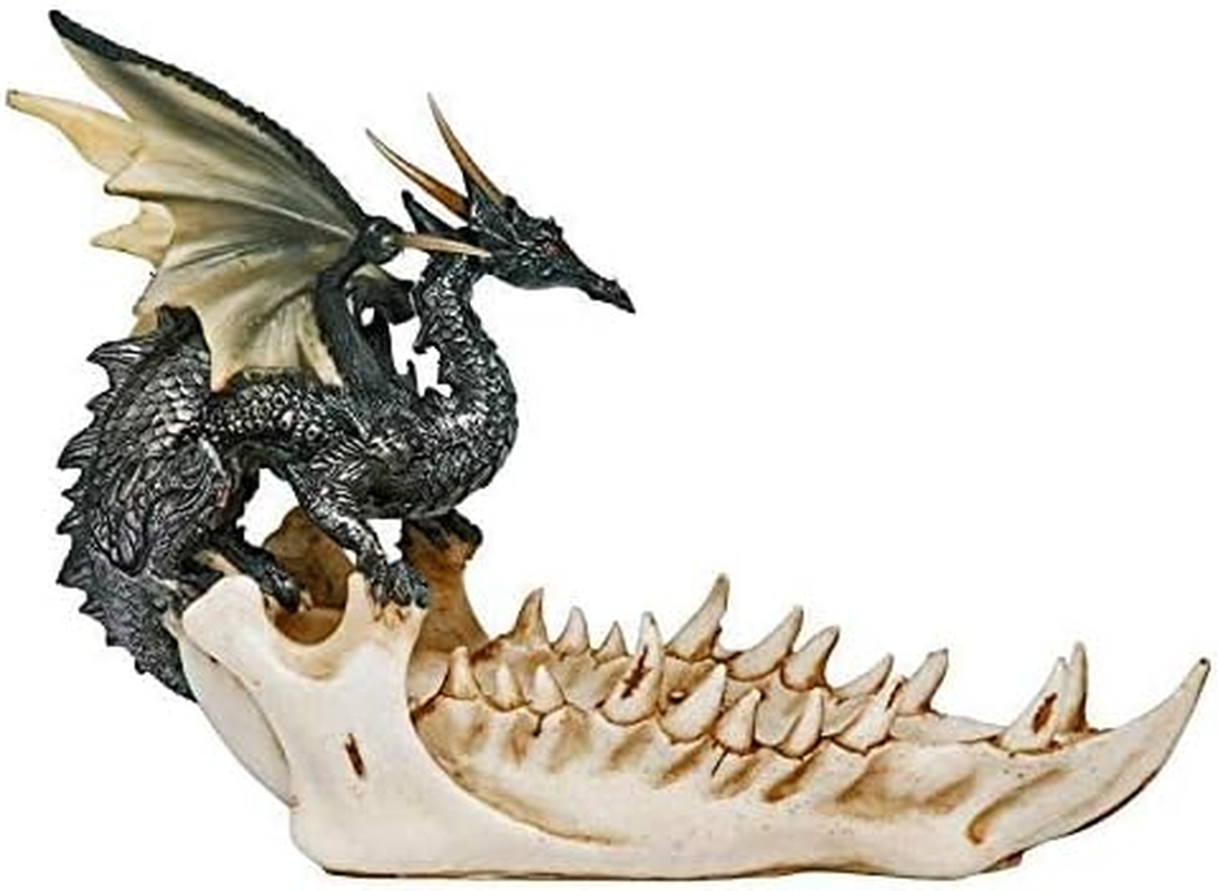 Design Toscano QS91305 Jaw of the Dragon Offering Dish, Full Color image number 1