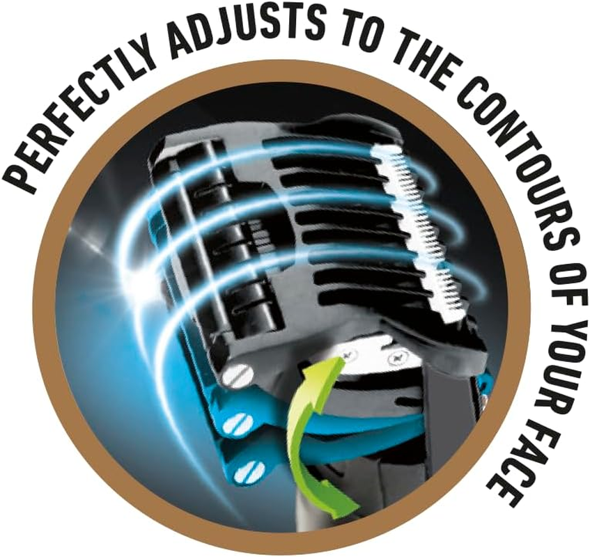 Conairman Pro Metal Series Beard & Stubble Trimmer &ndash; 100% Waterproof, 24 Motorised Length Settings, Lithium Power, 90Min Cordless Use, Quick Charge, Flex Head, LED Display, Travel Lock image number 4