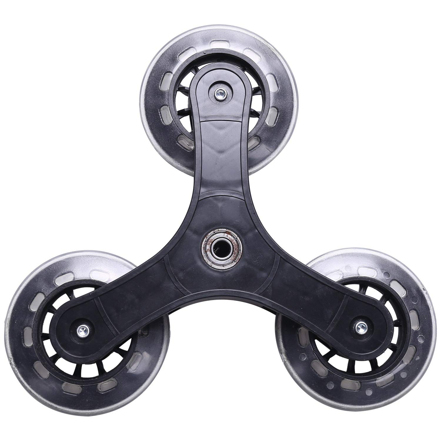 2Pcs/Set Black Shopping Cart Trolley Caster Luggage Suitcase Roller Replacement Wheel Pulley Sliding Roller Wheel Accessories image number 2