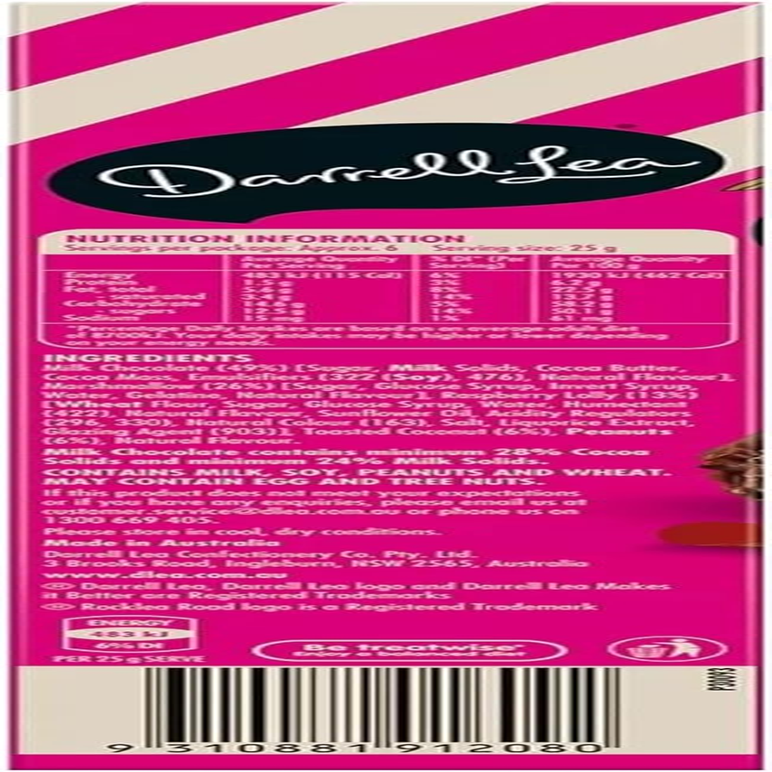 Darrell Lea Rocklea Road Raspberry Milk Chocolate 145 G image number 2