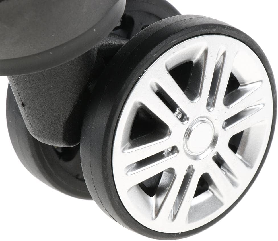KESOTO Luggage Dual Roller Mute Wheels Replacement Casters(A09,Couple) image number 2