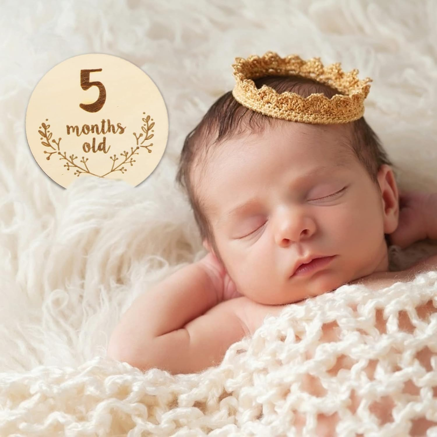 6Pcs Baby Monthly Achievement Cards Double-Sided Infant Growth Photo Props Newborn Essentials for Monthly Photography and Birthday Keepsakes image number 6