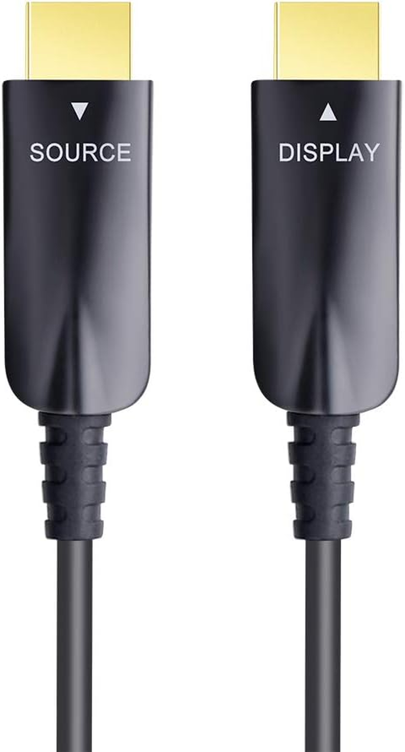 DTECH 100Ft HDMI Male to Male Cable with 1080P 60Hz 4K 30Hz HDMI Fiber Optic Technologies for Long Distance Connection(30M,Black) image number 4