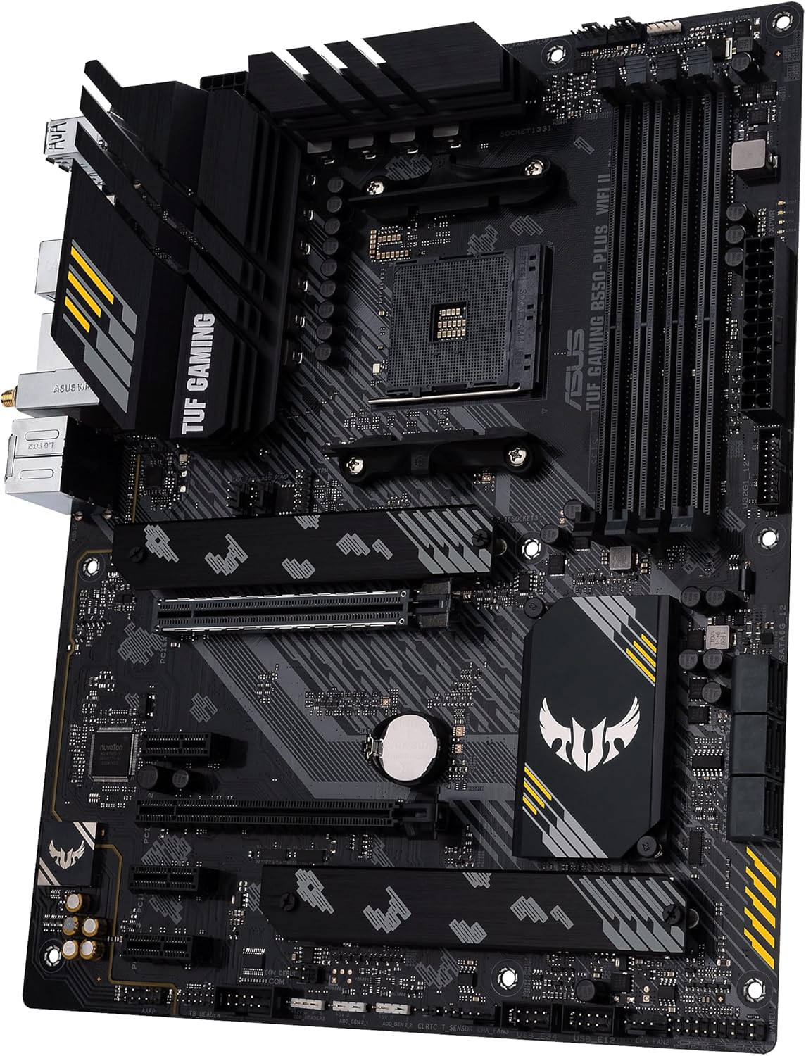 ASUS TUF Gaming B550-PLUS Wifi II AMD AM4 (3Rd Gen Ryzen&trade;) ATX Motherboard (Pcie 4.0, 6, 2.5Gb LAN, BIOS Flashback, USB 3.2 2, Addressable 2 RGB Header and Aura Sync) image number 5
