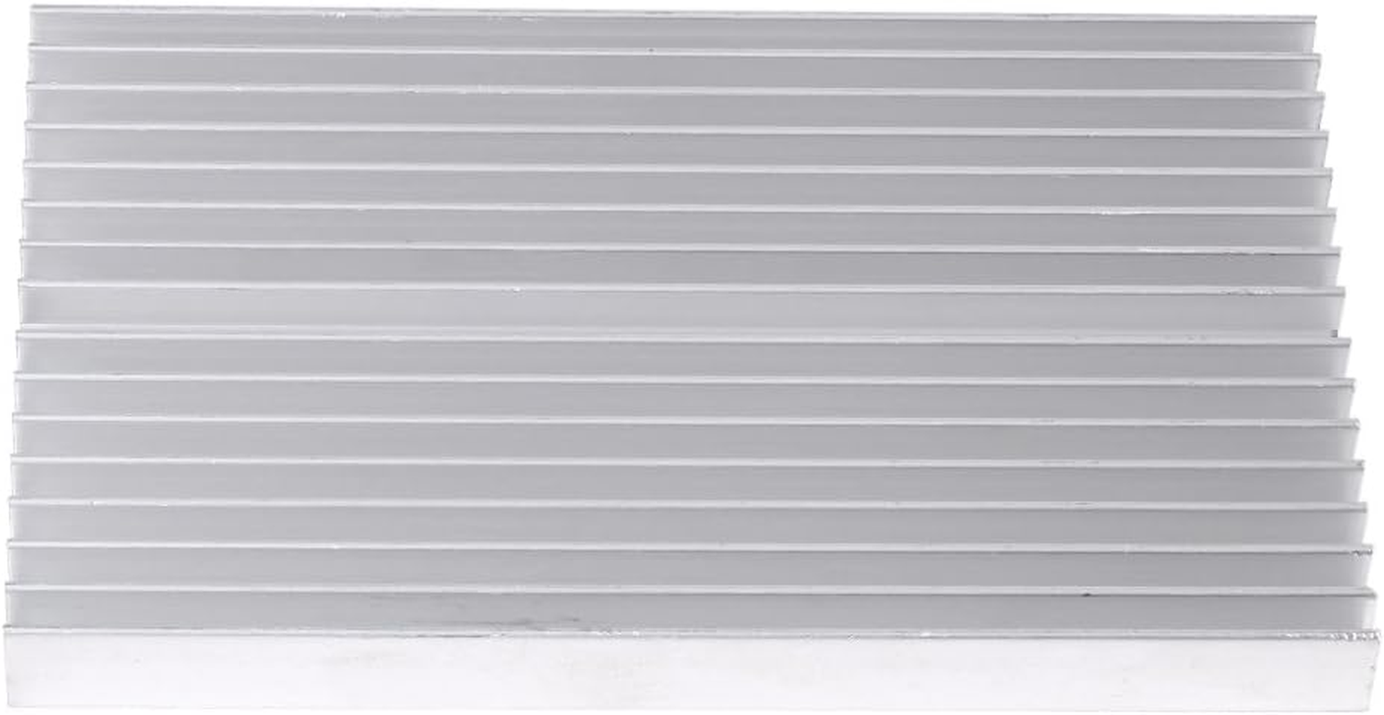 100X 60X 10Mm Aluminum Heat Sink,Diy Heatsink Module Cooler Fin,Grille Shape Heat Sink Chip for IC LED Power Transistor image number 5