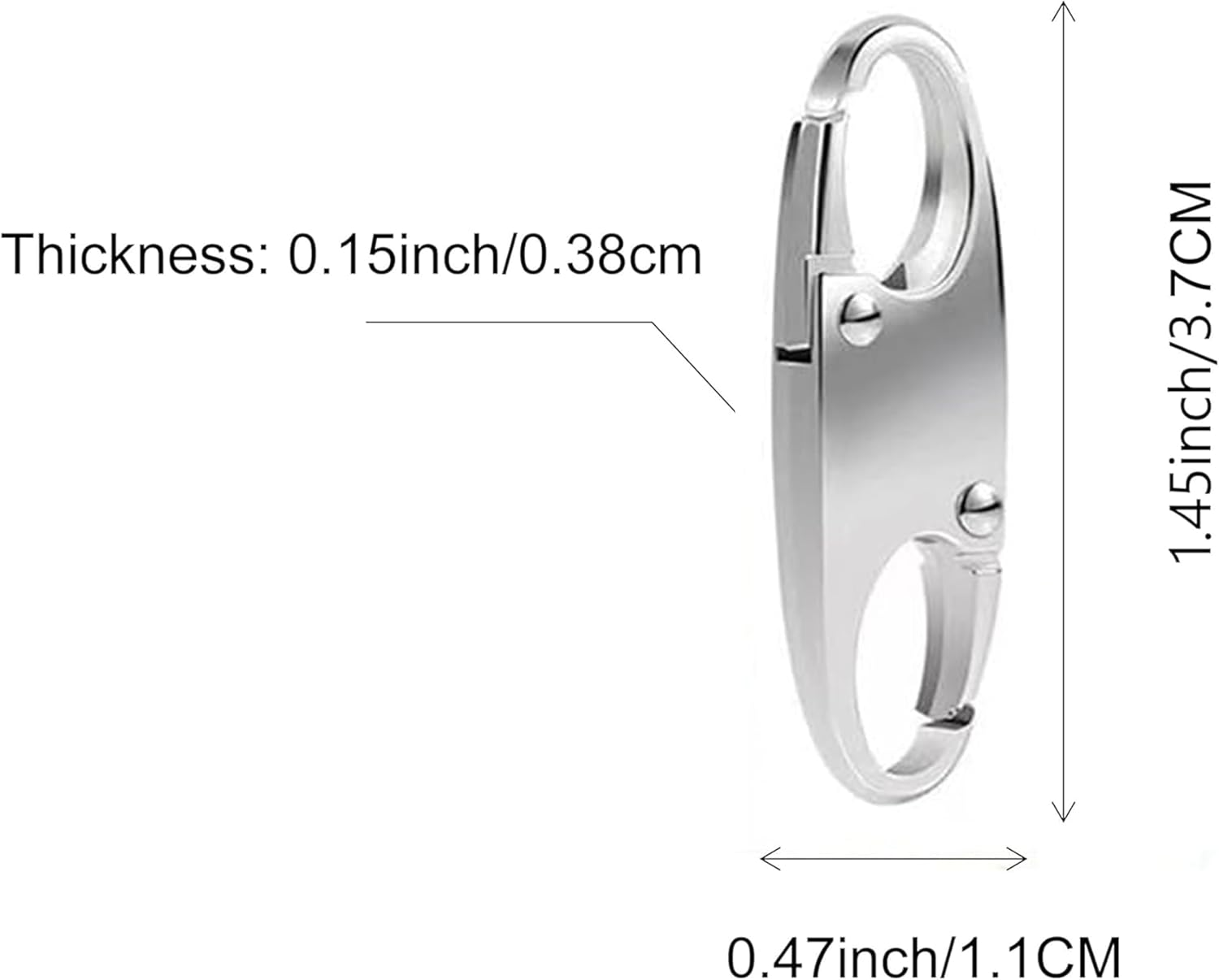 Fokmuaex 8PCS anti Theft Zipper Clips, Double Zipper Replacement Accessories for Luggage, Backpacks, Travel Gear - Enhanced Security & Durability image number 2