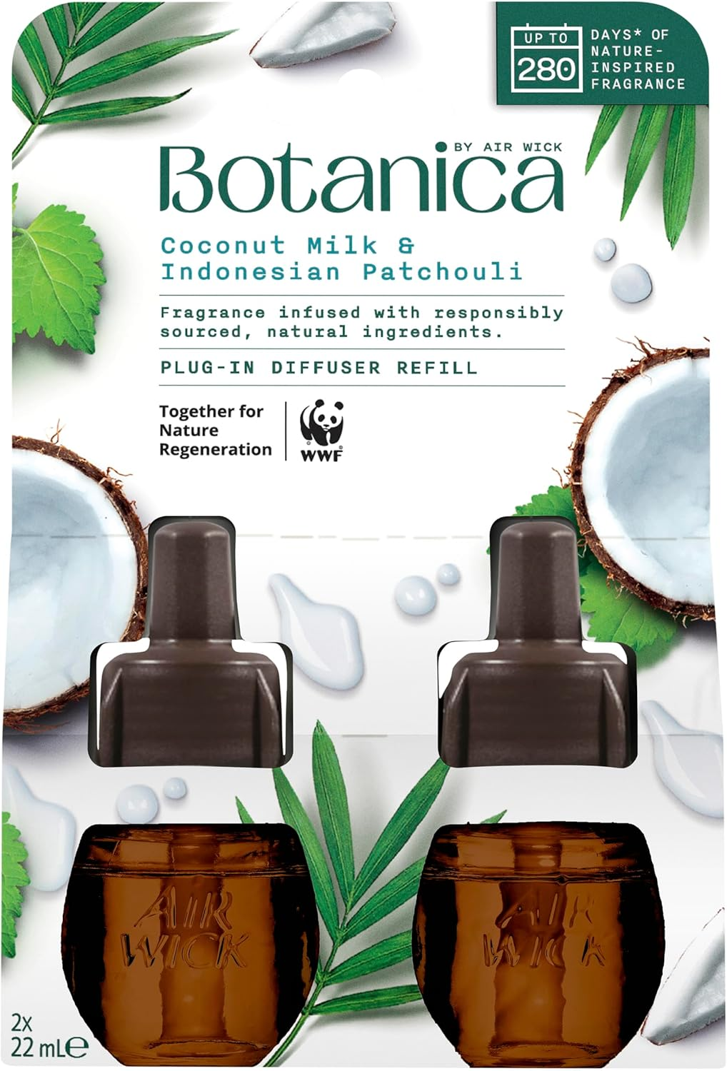 Botanica Coconut Milk and Indonesian Patchouli Oil Refill 19 Ml (Pack of 2) image number 3