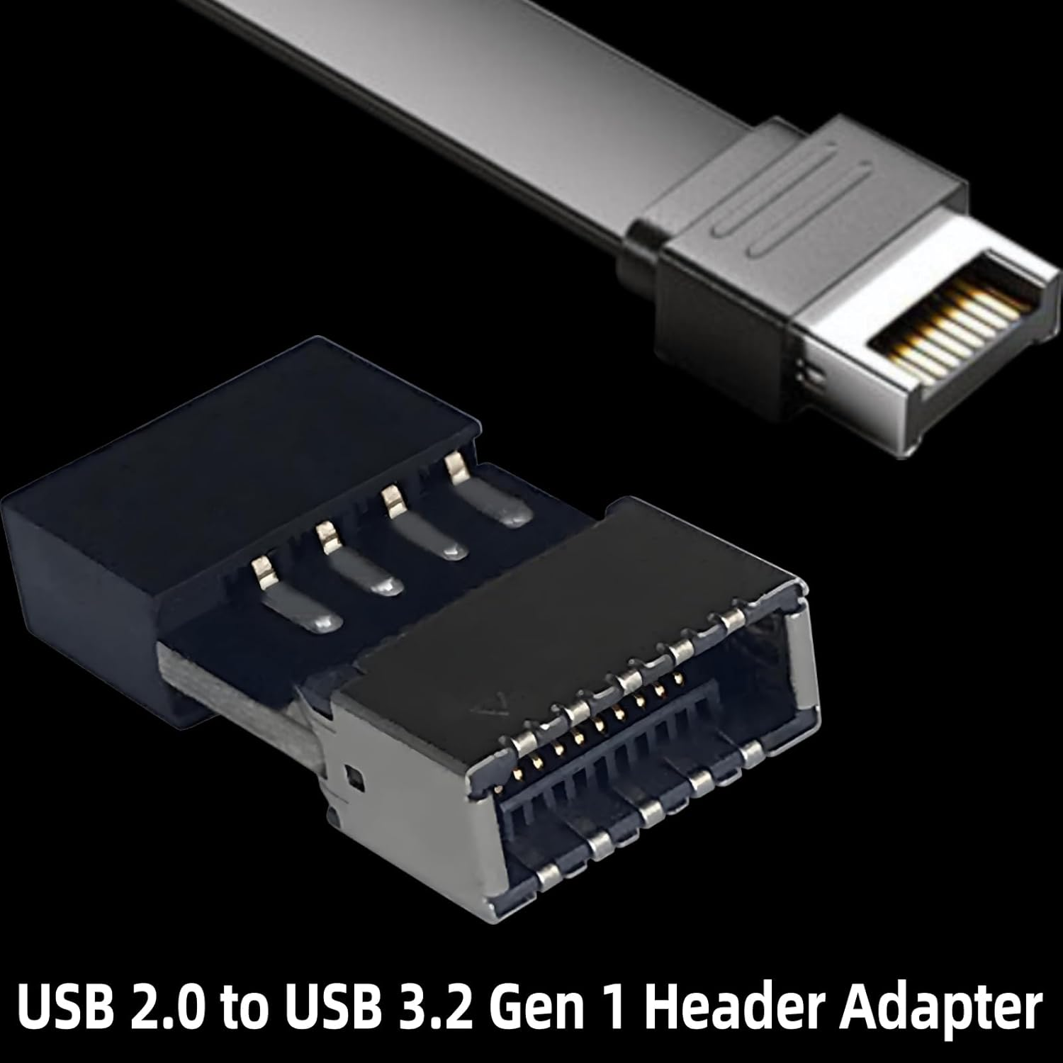 USB 2.0 to USB 3.2 Gen 1 Header Adapter Front Panel Connector Motherboard USB 9Pin to Type-E/Usb C image number 4