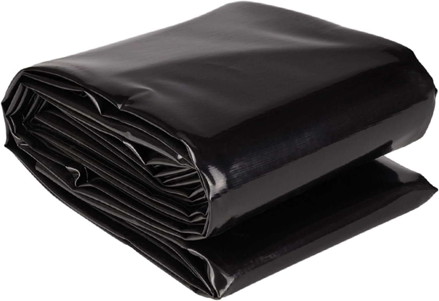 Black HDPE Pond Liner Waterproof Geomembrane for Fish Koi Ponds Roof Leak Protection Reliable (1X1M) image number 4