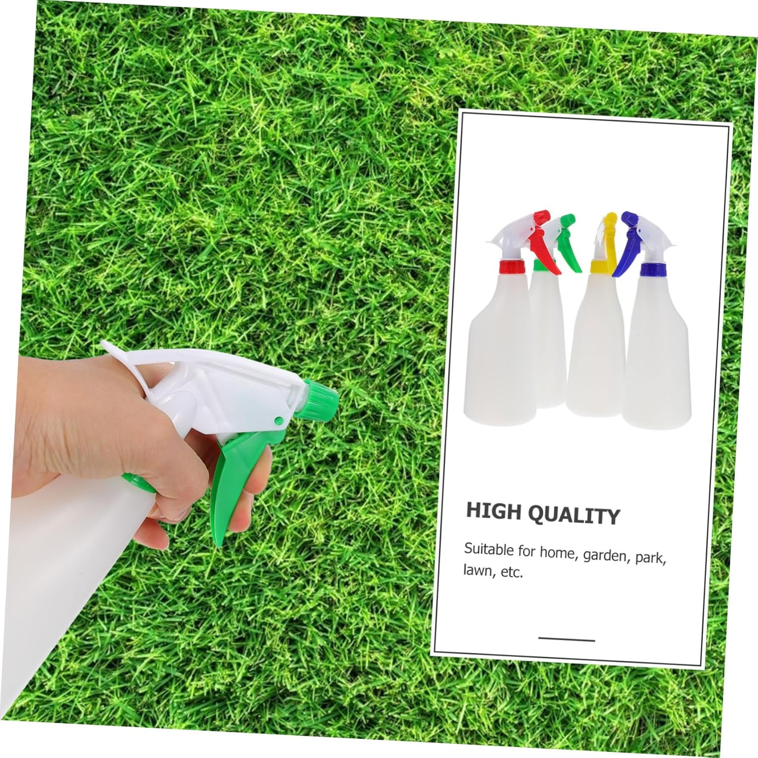 ANDRESLAD 4Pcs Material Sprayer Gardening Spray Bottles Water Spray Cans Plant Watering Devices Weed Sprayer image number 6