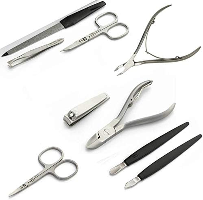 ZOHL Luxury Manicure Se Prestige - 9 Stainless Steel Manicure Instruments in Red Zip Leather Case - Made in Germany image number 6