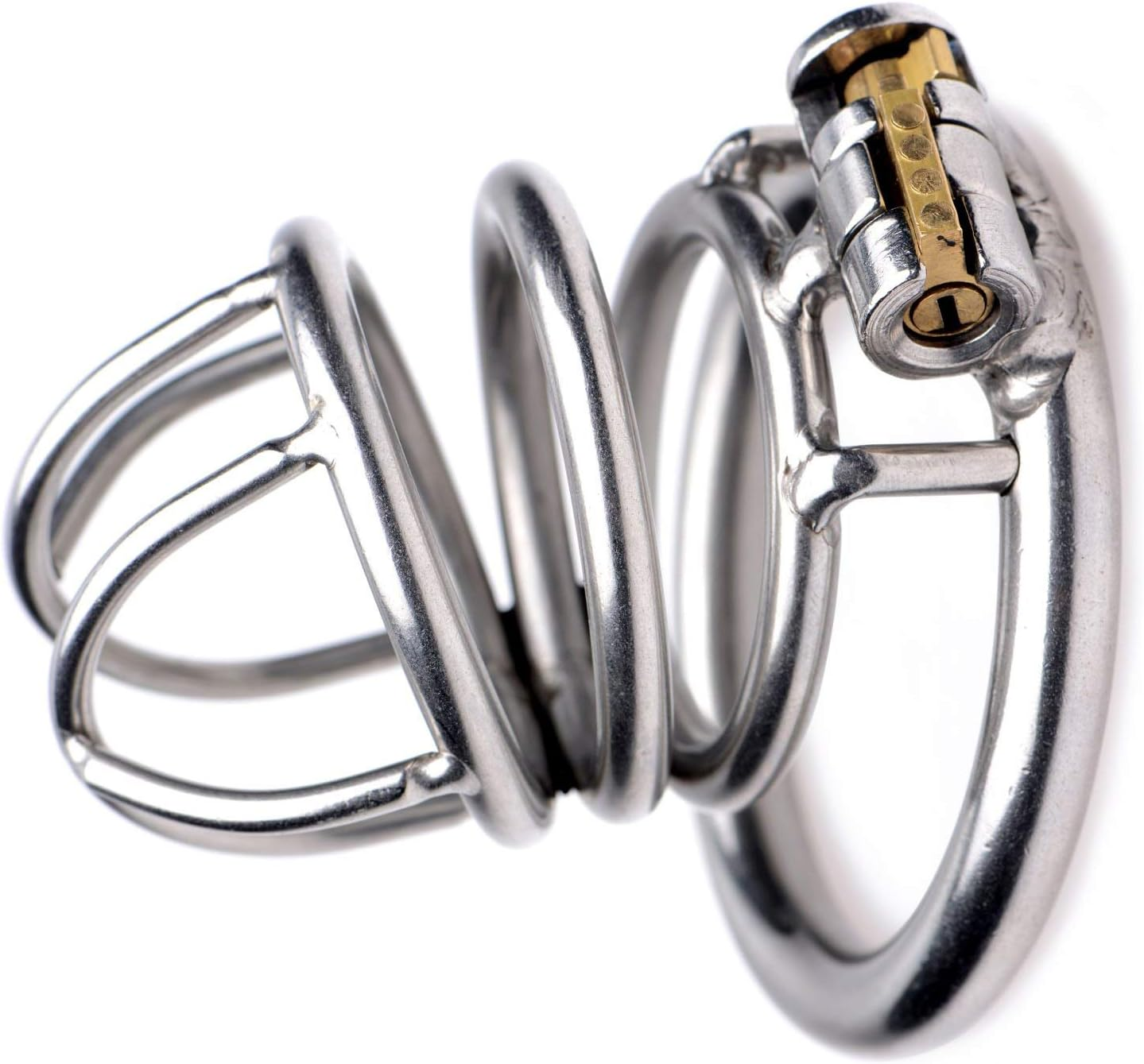 Master Series the Pen Deluxe Stainless Steel Locking Chastity Cage